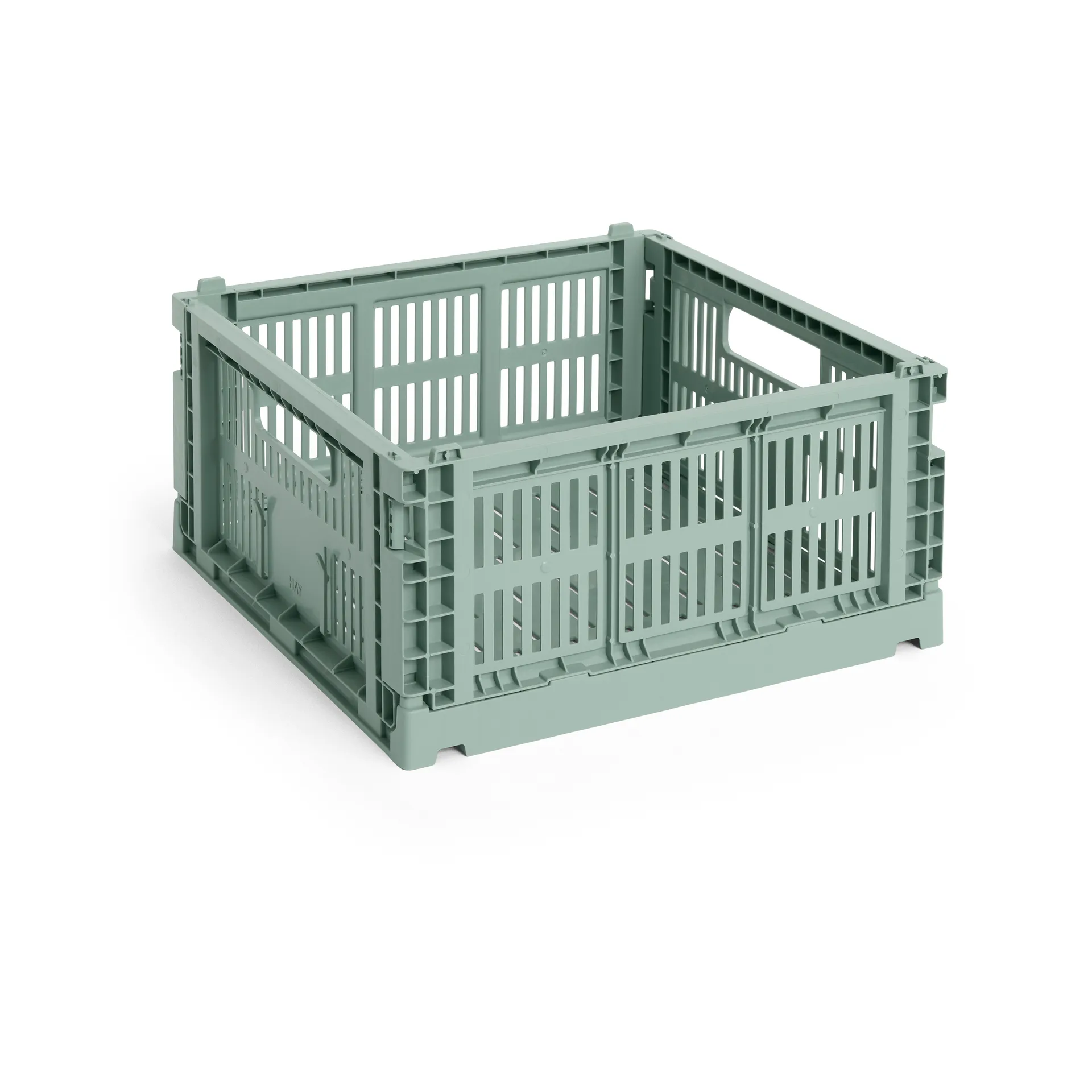 HAY Colour Crate M Square 29,5x29,5 cm Sage green
