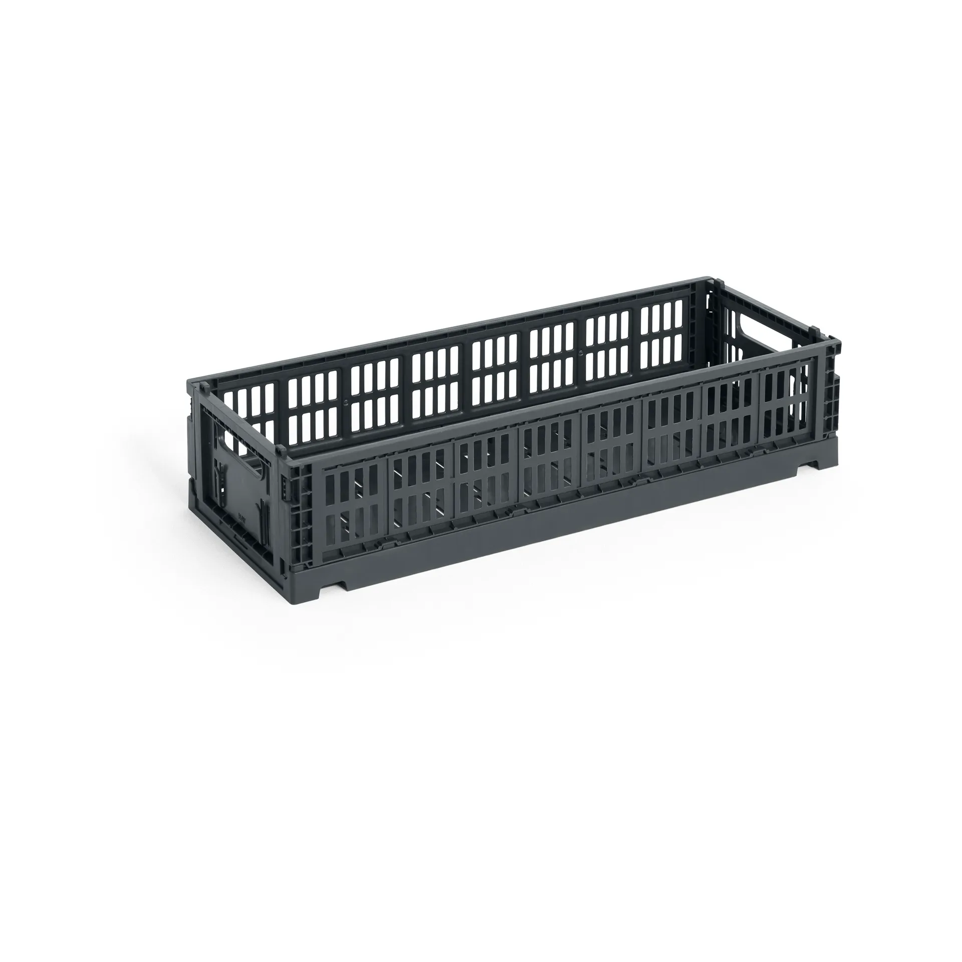 HAY Colour Crate Mini Oblong ,5 cm Charcoal
