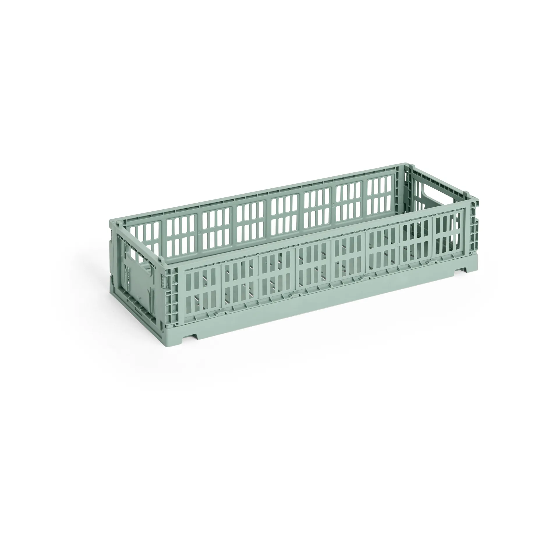 HAY Colour Crate Mini Oblong ,5 cm Sage green