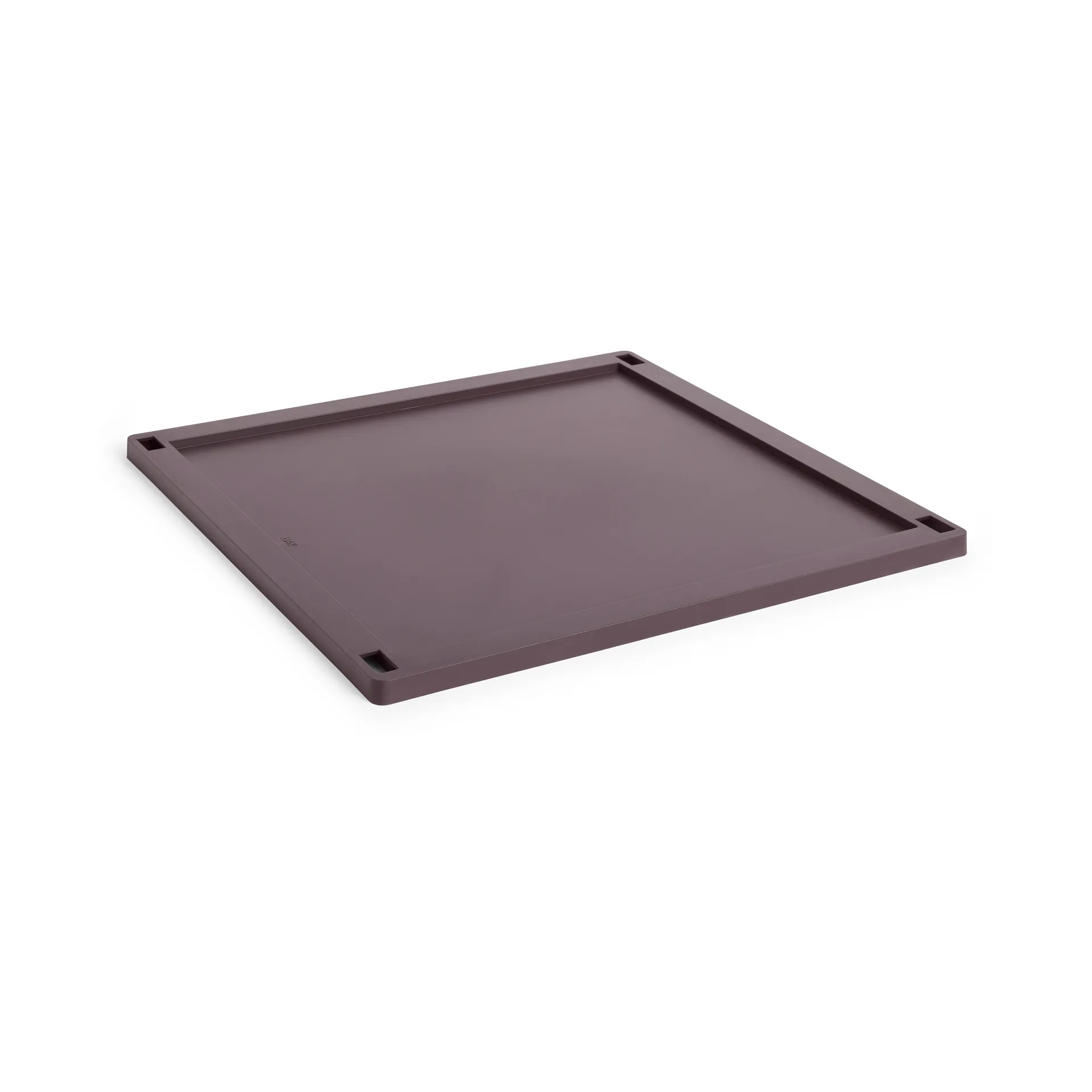 HAY Colour Crate Square lock plastic large Bordeaux