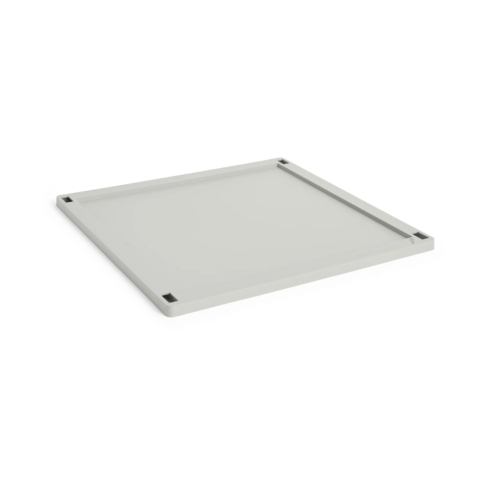HAY Colour Crate Square lock plastic large Grey