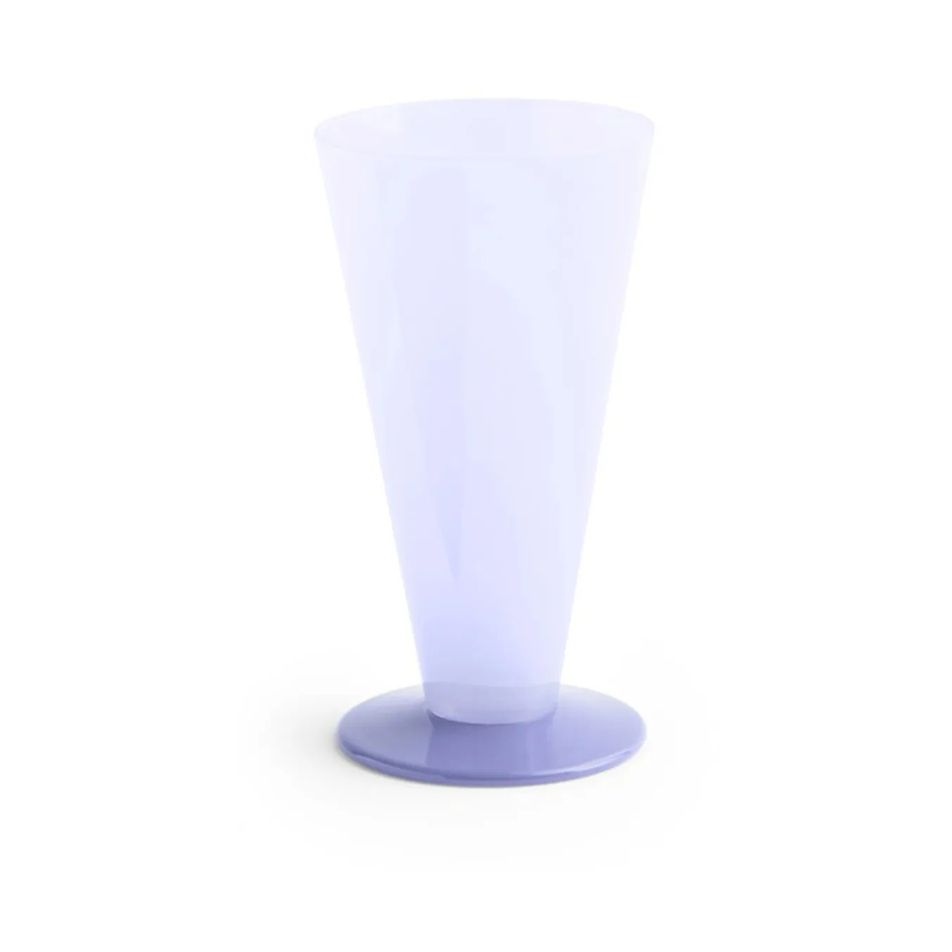 HAY Conical vase Light blue-lavender blue, small