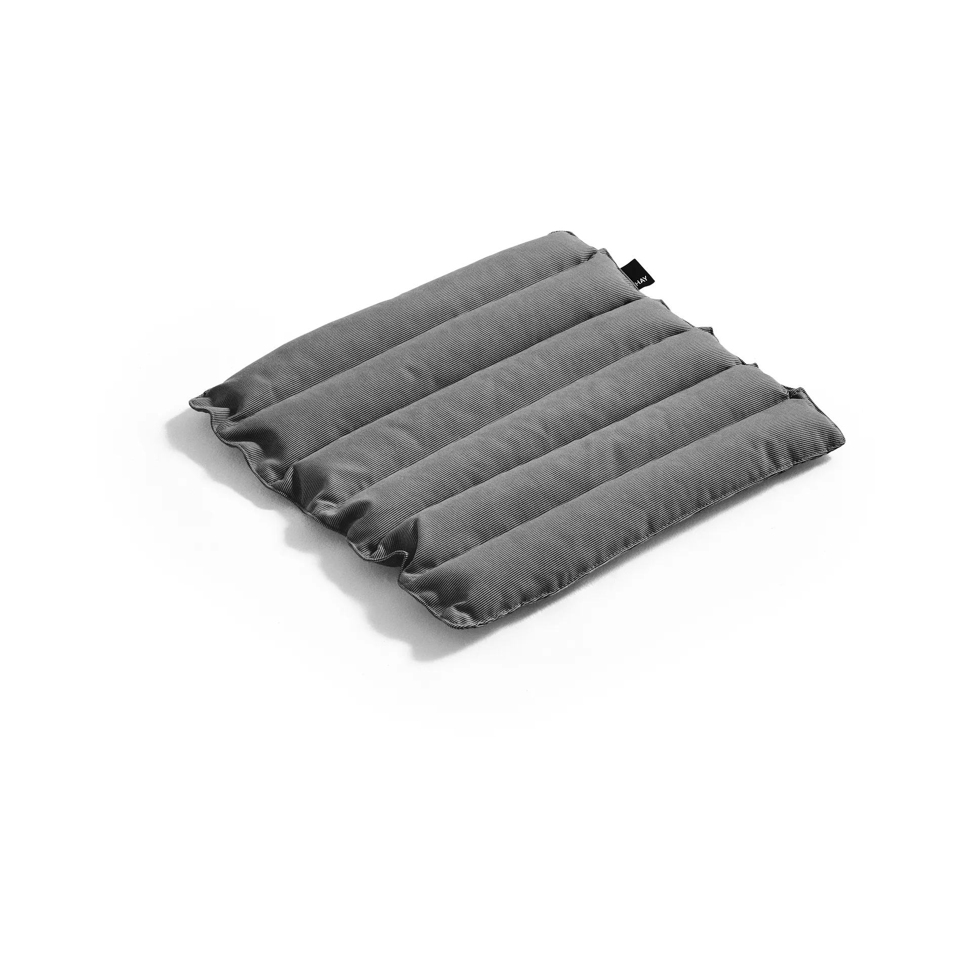 HAY Coussin de siège Traverse Quilted Stool Black pepper