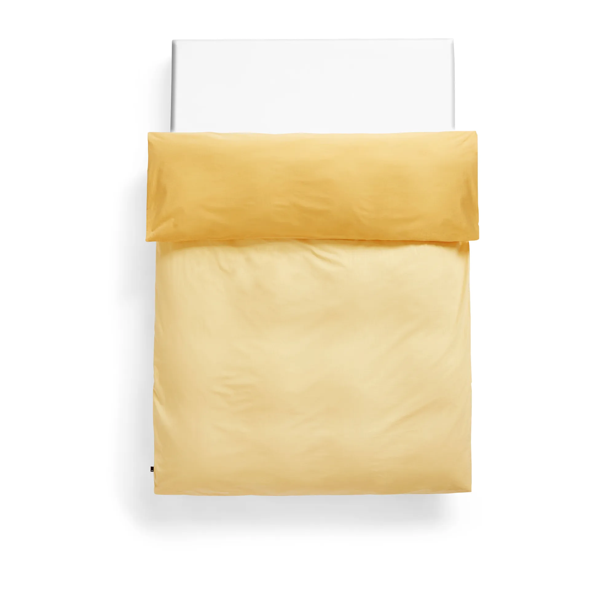 HAY Duo dekbedovertrek 220x220 cm Golden yellow