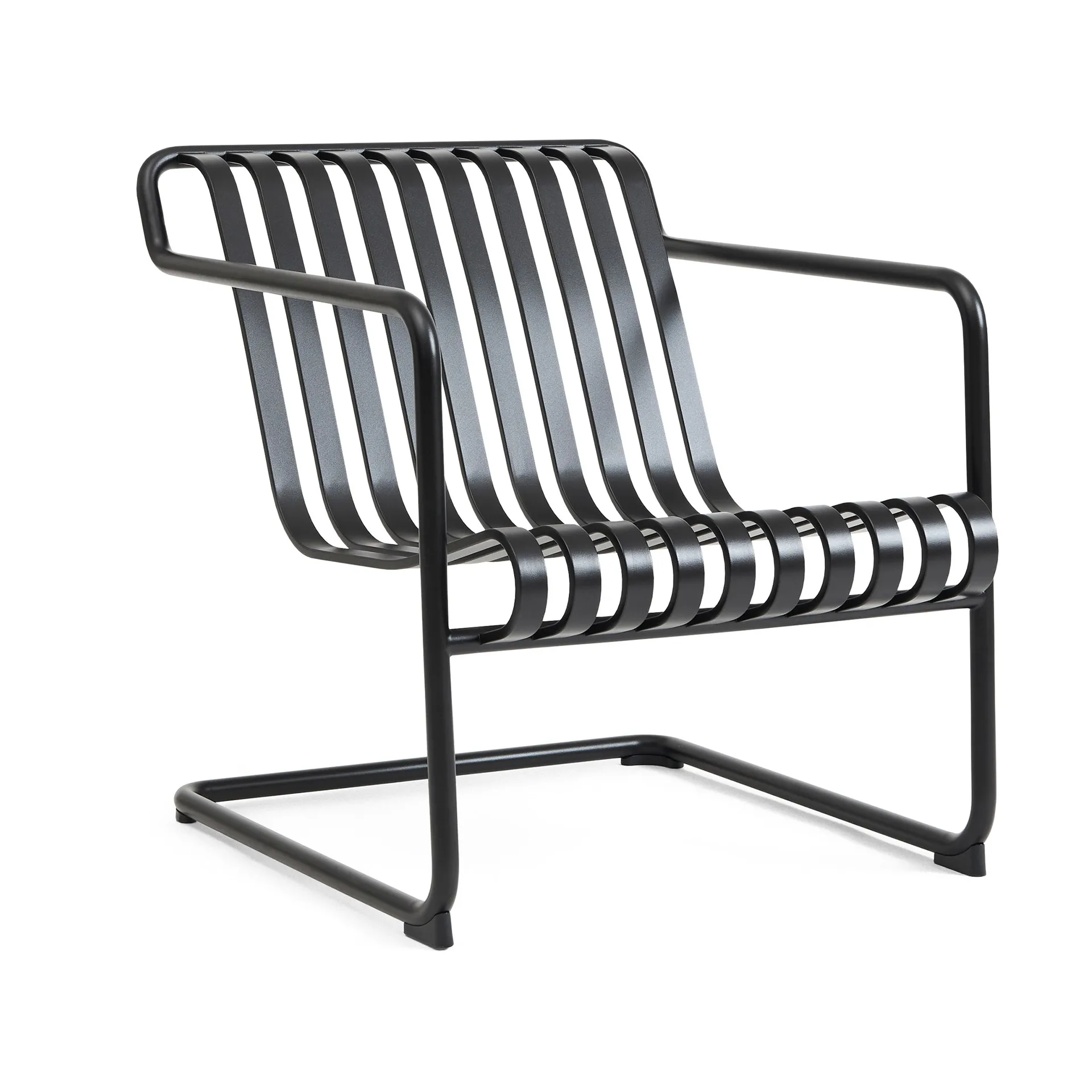 HAY Fauteuil lounge bas Palissade Cantilever Low Anthracite