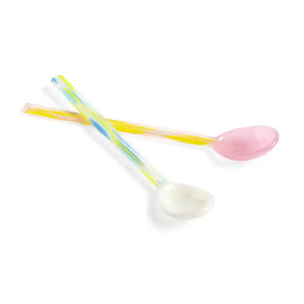 Flat glassked 2-pack, Light pink