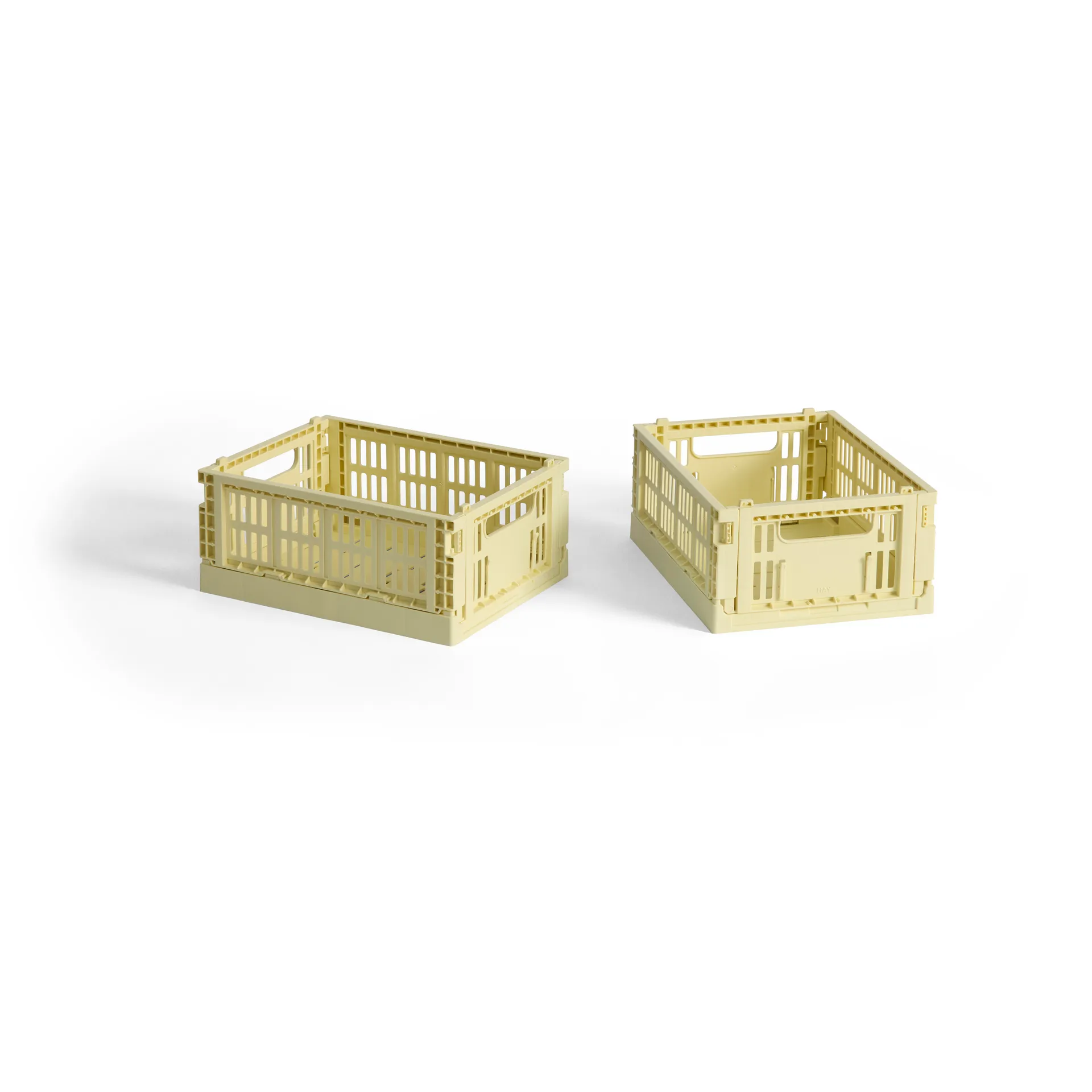 HAY HAY Colour Crate Mini cm, lot de 2 Light yellow