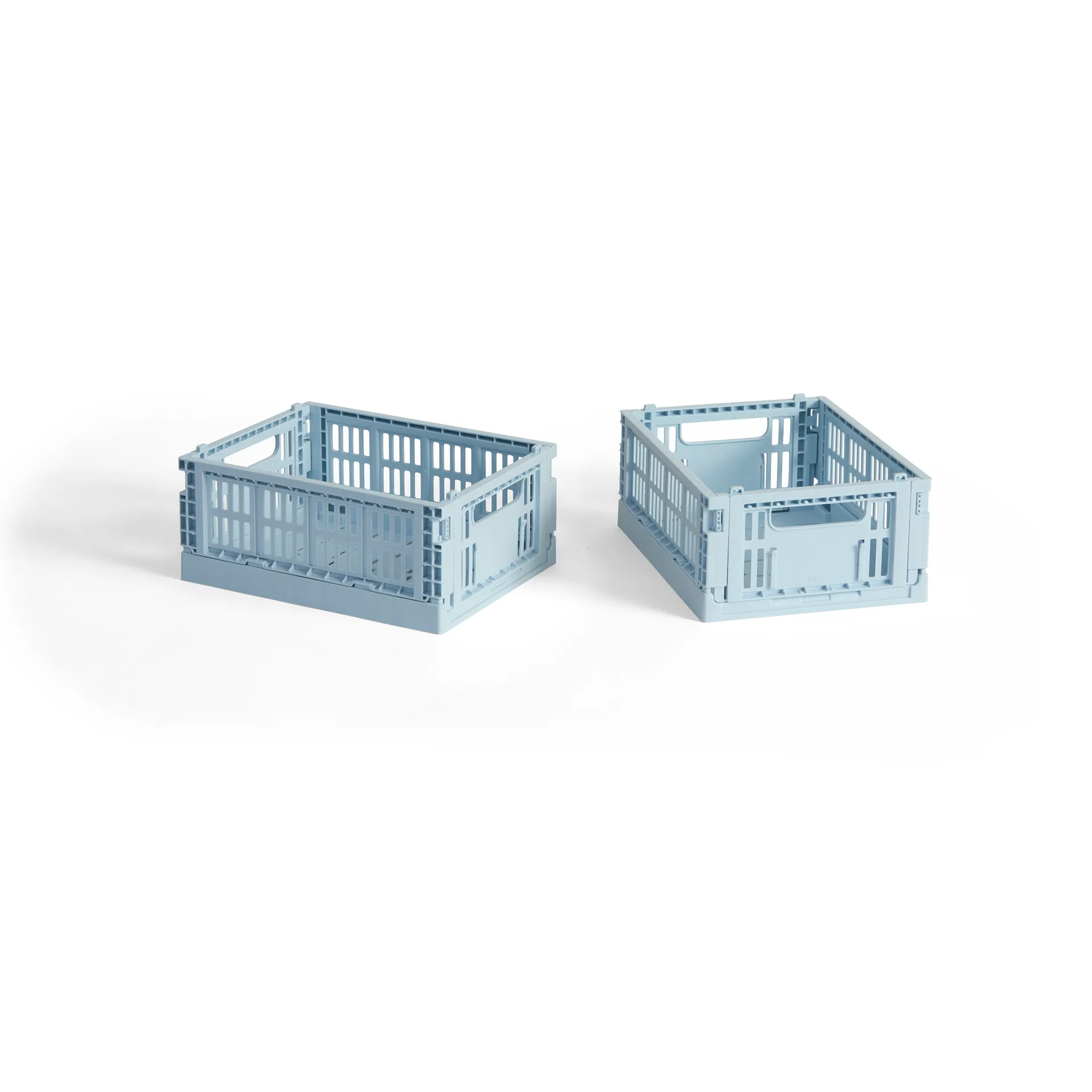 HAY HAY Colour Crate Mini cm, lot de 2 Soft blue