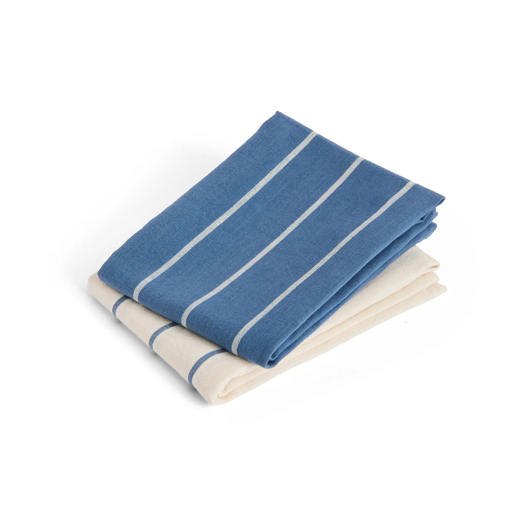 HAY Outdoor Market viskestykke Blue-beige, 2-pak