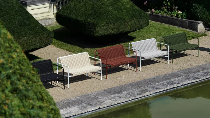 Palissade Cord Dining Bank mit Armlehnen | HAY → NordicNest.de