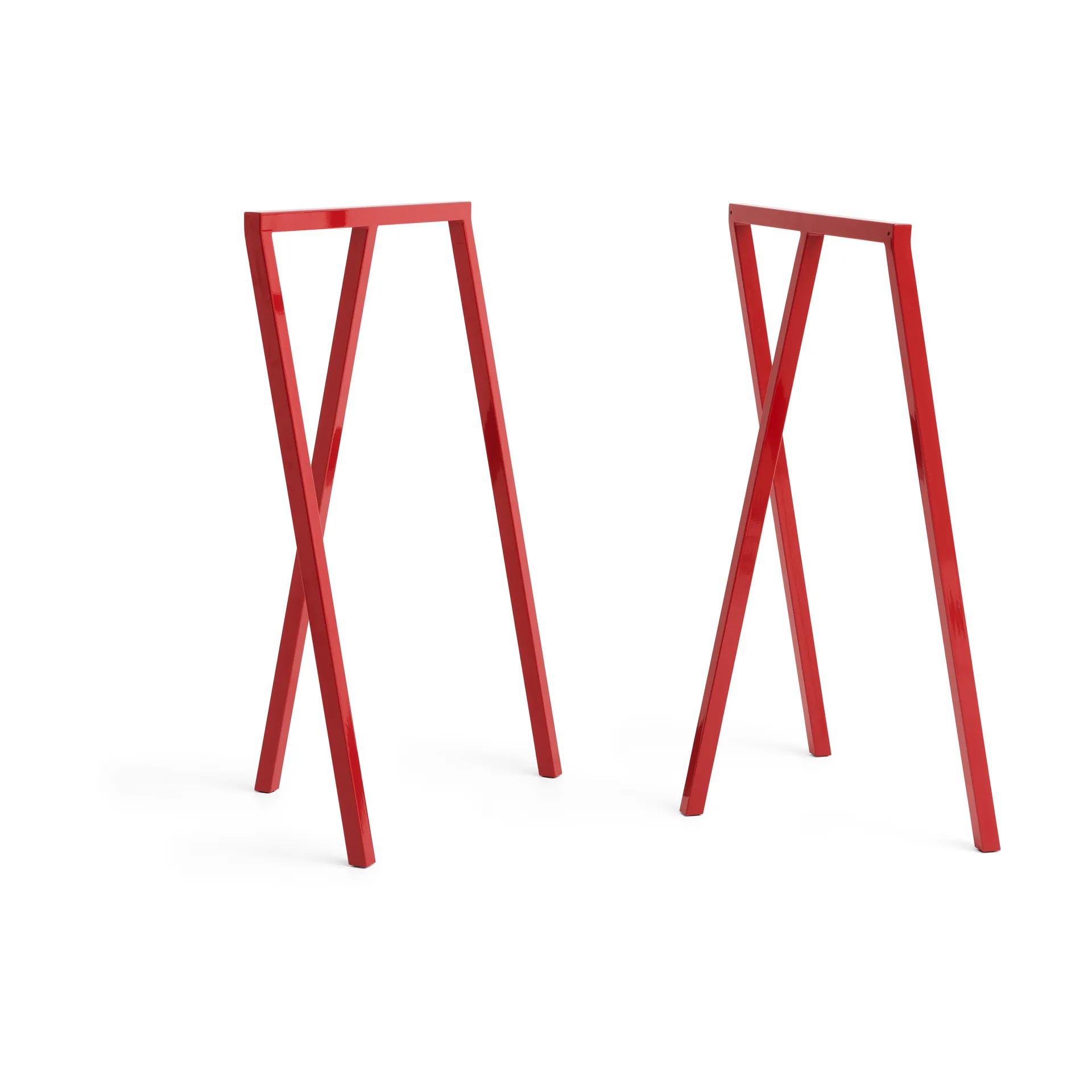 HAY Pied de cadre Loop Stand Frame Lot de 2 Maroon red