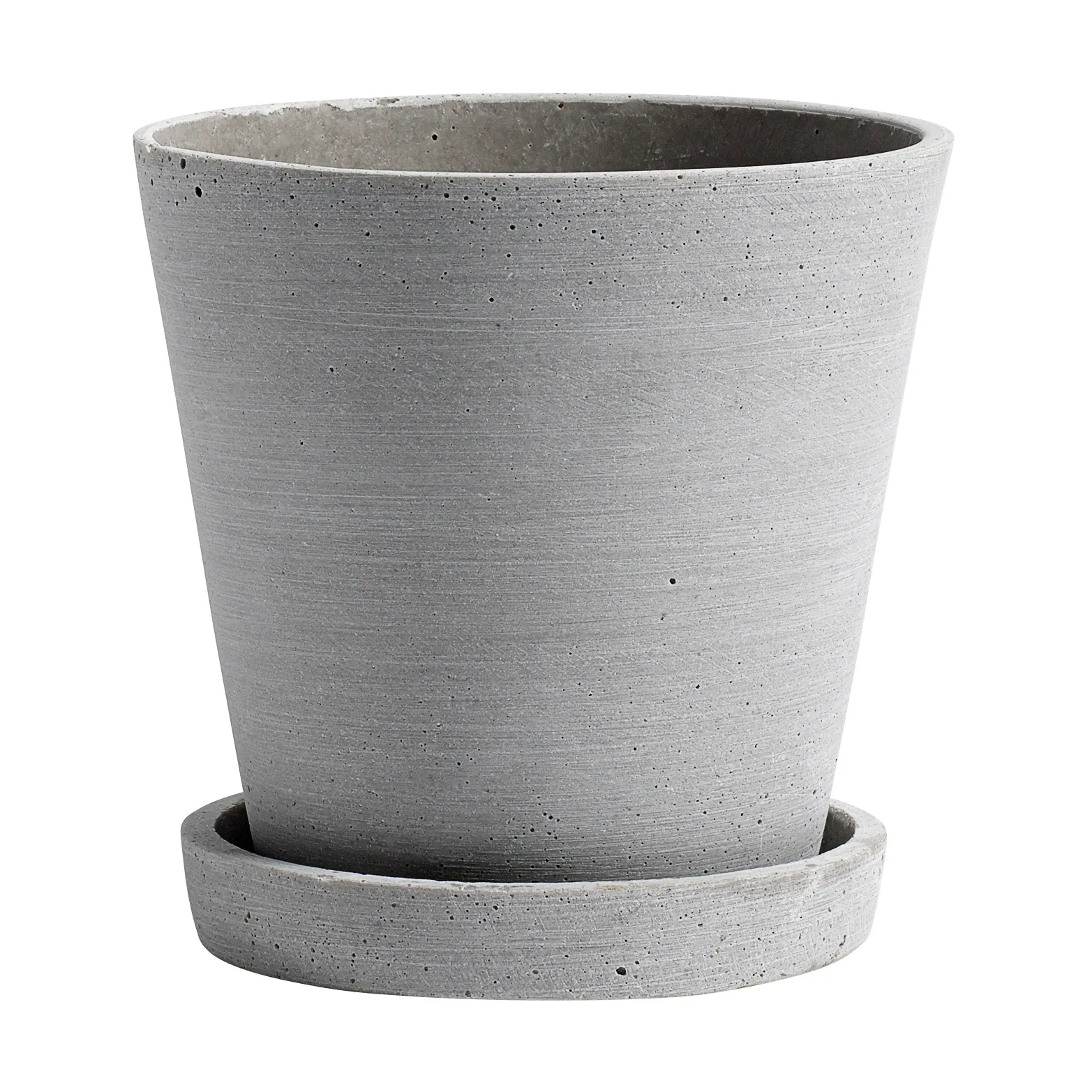 HAY Pot HAY Flowerpot with saucer M Gris