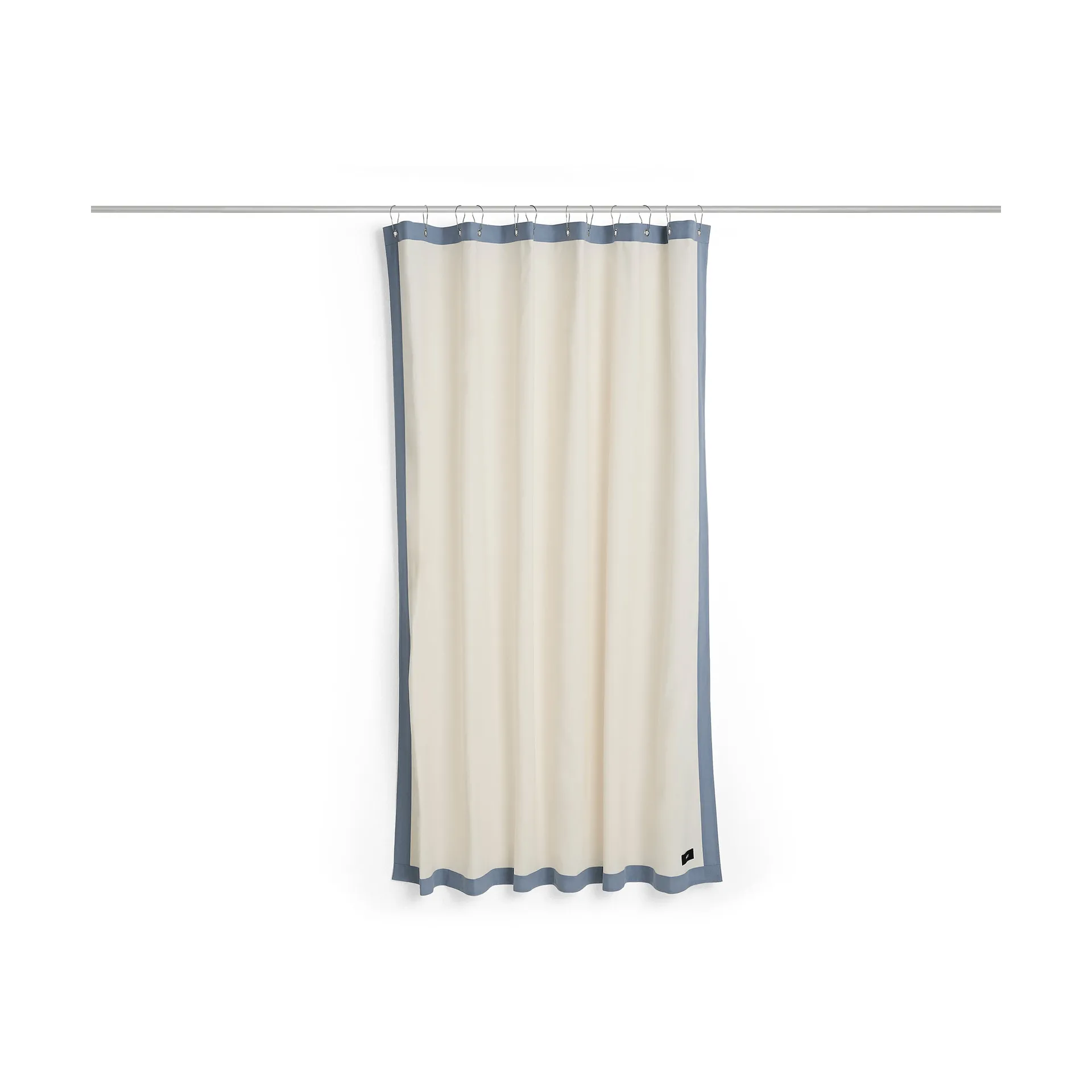 HAY Rideau de douche Outline Cream and blue