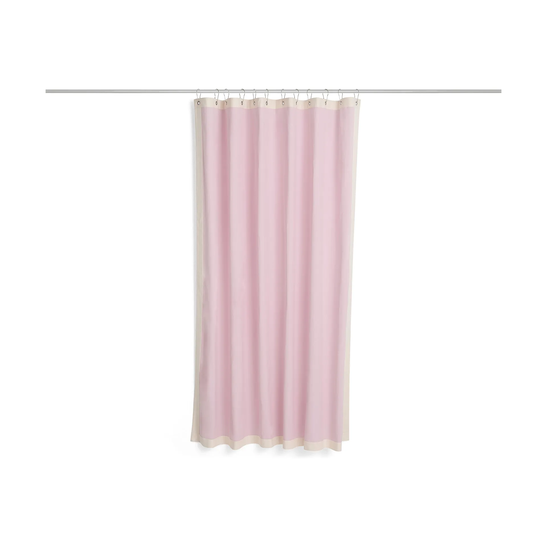 HAY Rideau de douche Outline Pink and cream