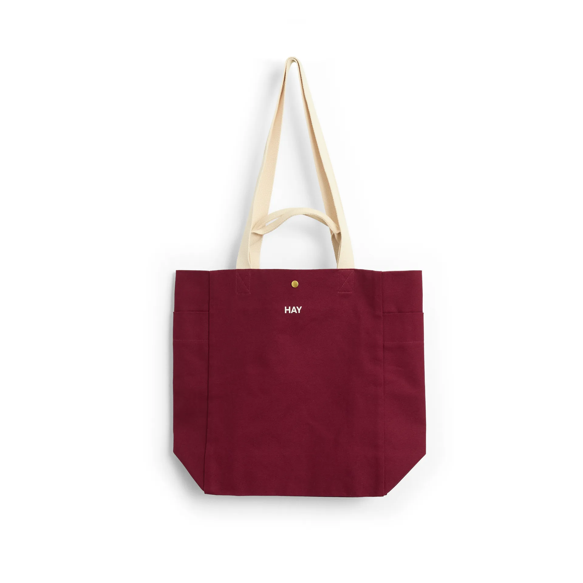 HAY Sac Everyday Tote Bag Burgundy