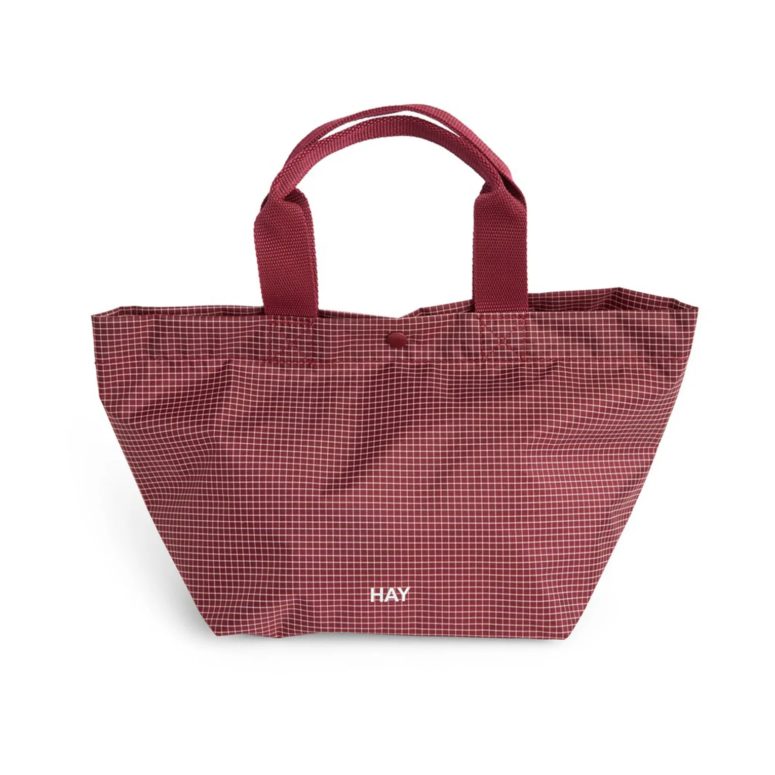 HAY Sac Grid Everyday Bag Burgundy, mini