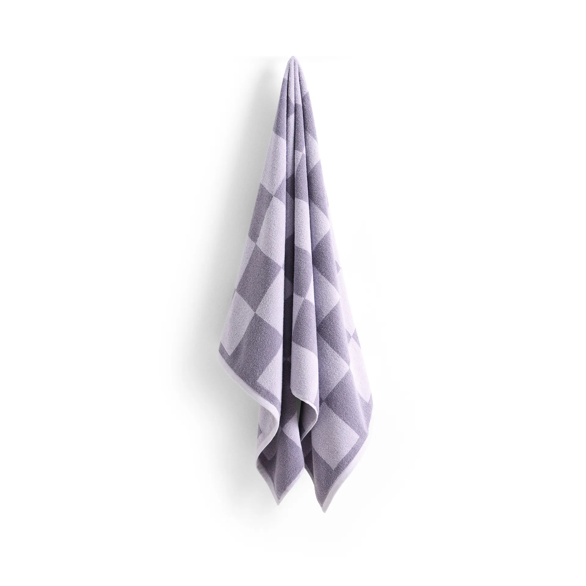 HAY Serviette de bain Check cm Lavender
