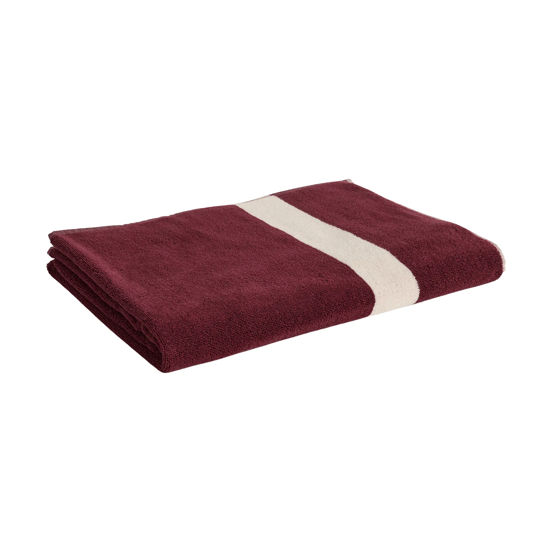 HAY Serviette Stripe Burgundy, cm