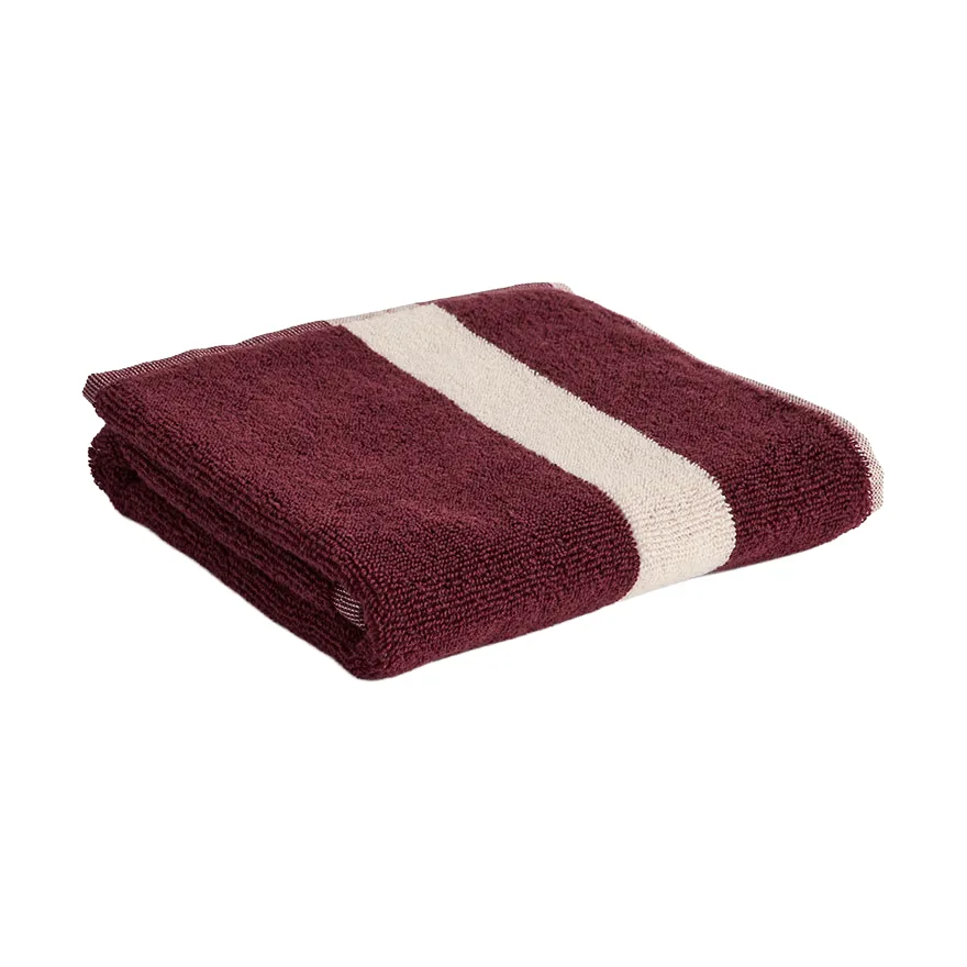 HAY Serviette Stripe Burgundy, cm — vue 4