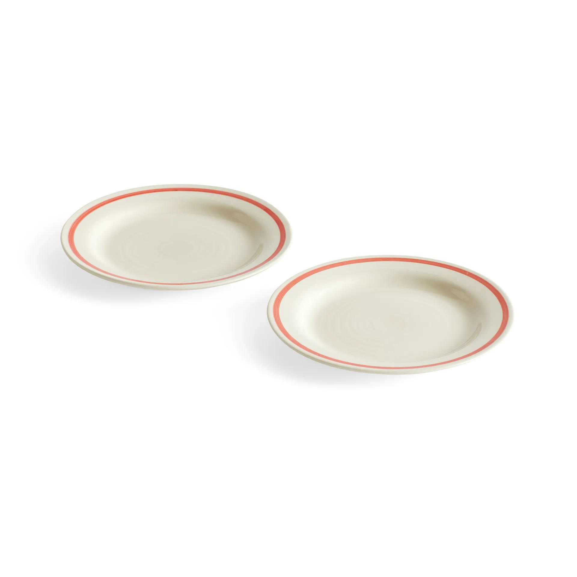 HAY Sobremesa tallrik Ø18,5 cm 2-pack Red