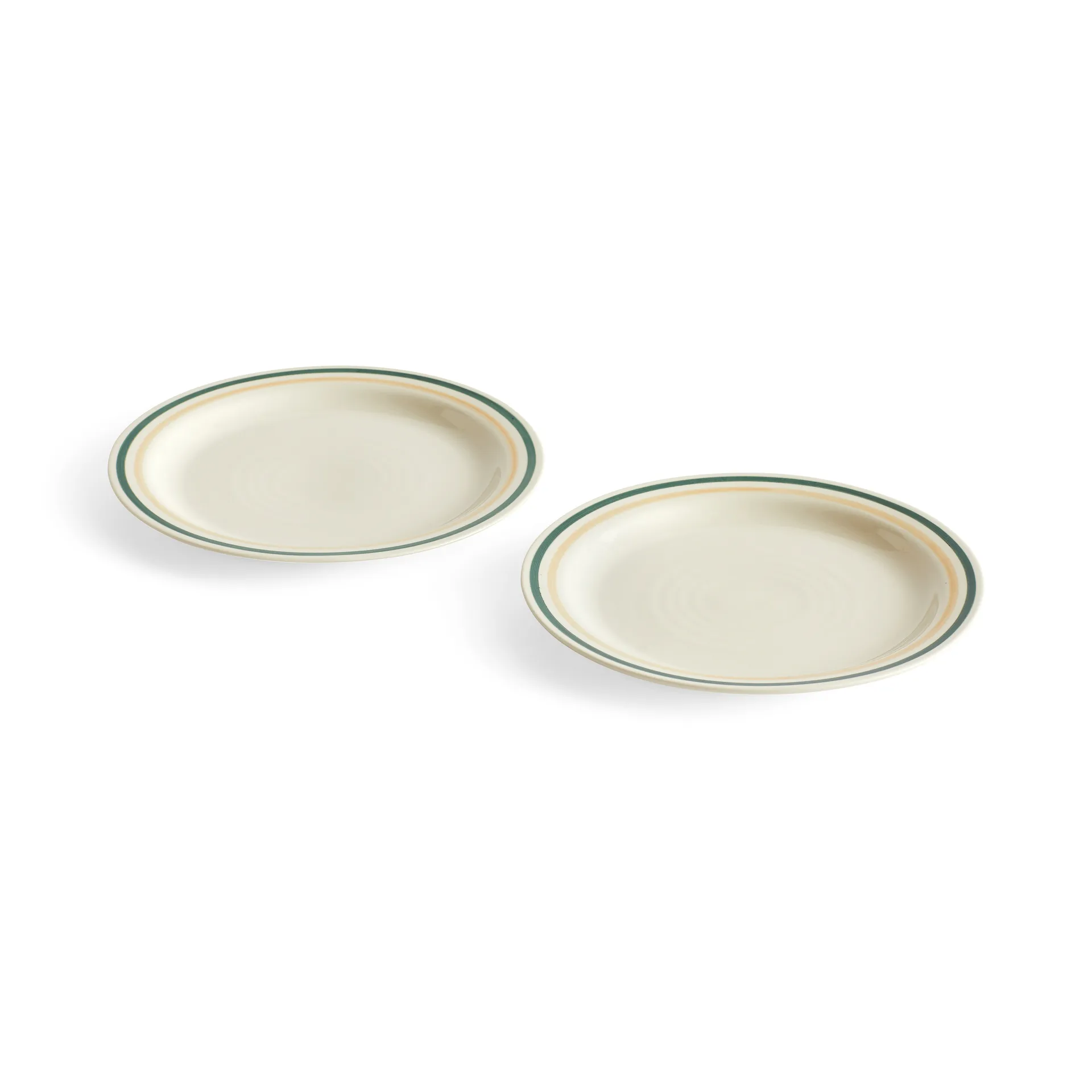 HAY Sobremesa tallrik &Oslash;24,5 cm 2-pack Green-sand