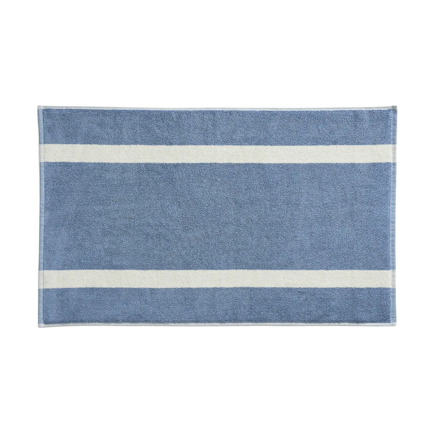 HAY Stripe bademåtte Dusty blue, 50x80 cm