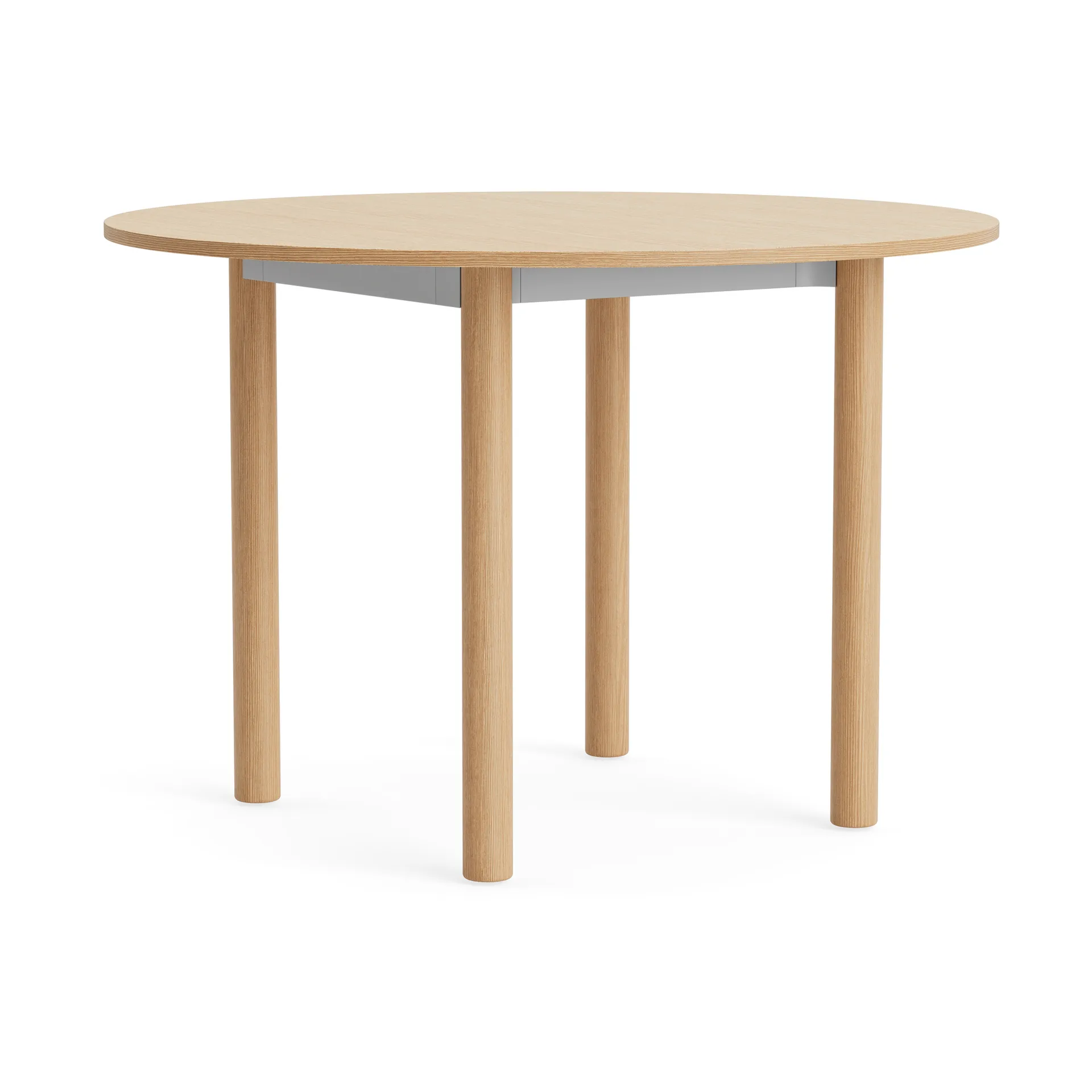 HAY Table Annex Round Aluminium oxydé Laiton laqué, Ø