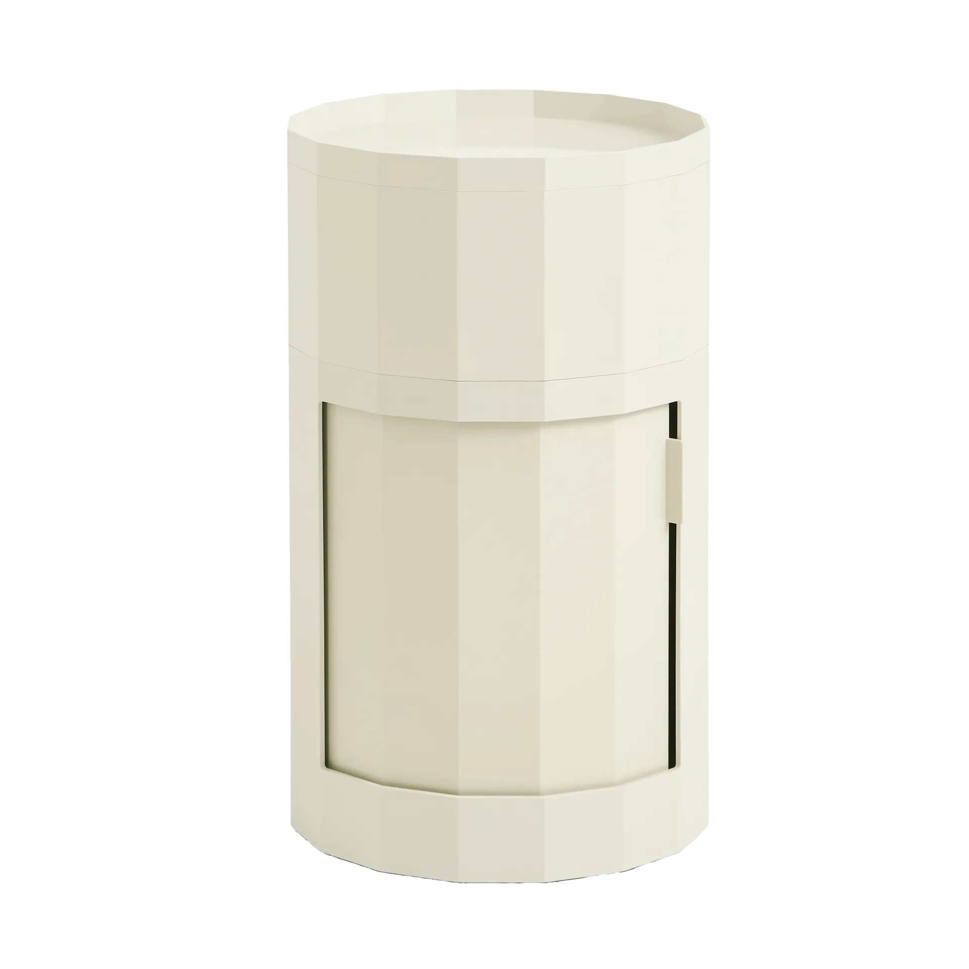 HAY Table d'appoint Facet Cabinet 101 Eggshell