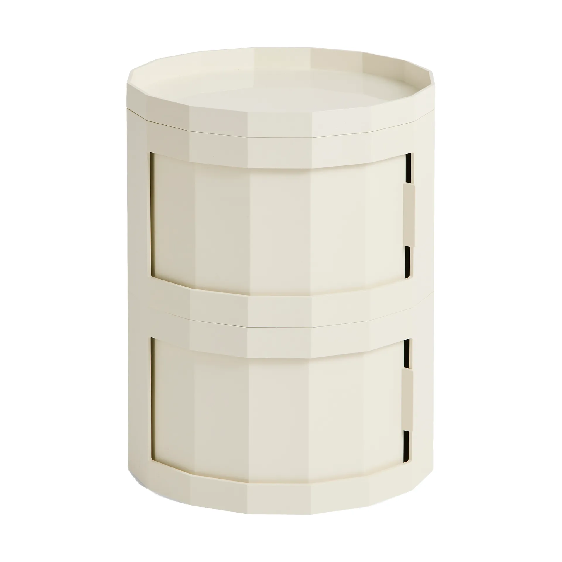 HAY Table d’appoint Facet Cabinet 20 Eggshell