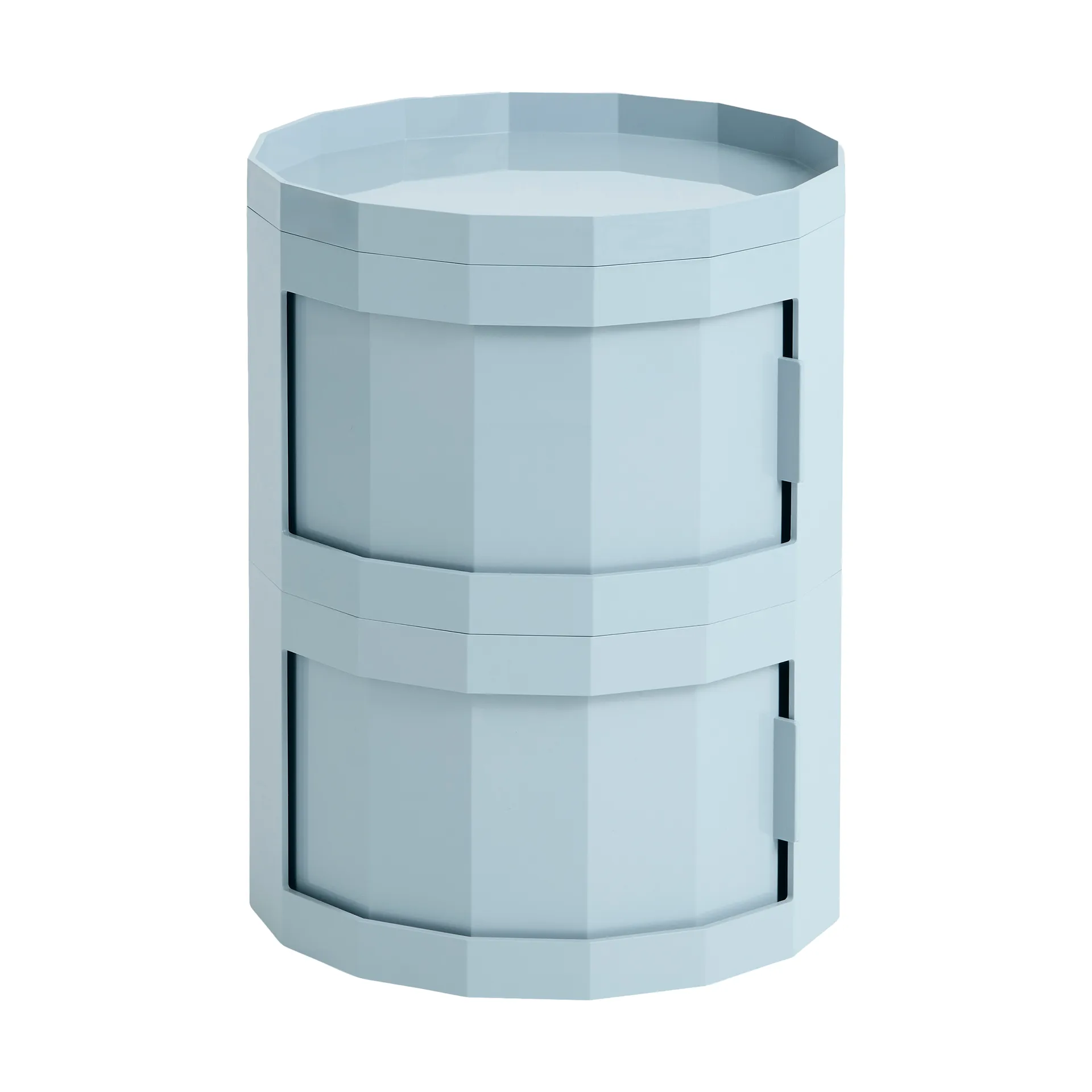 HAY Table d’appoint Facet Cabinet 20 Misty blue