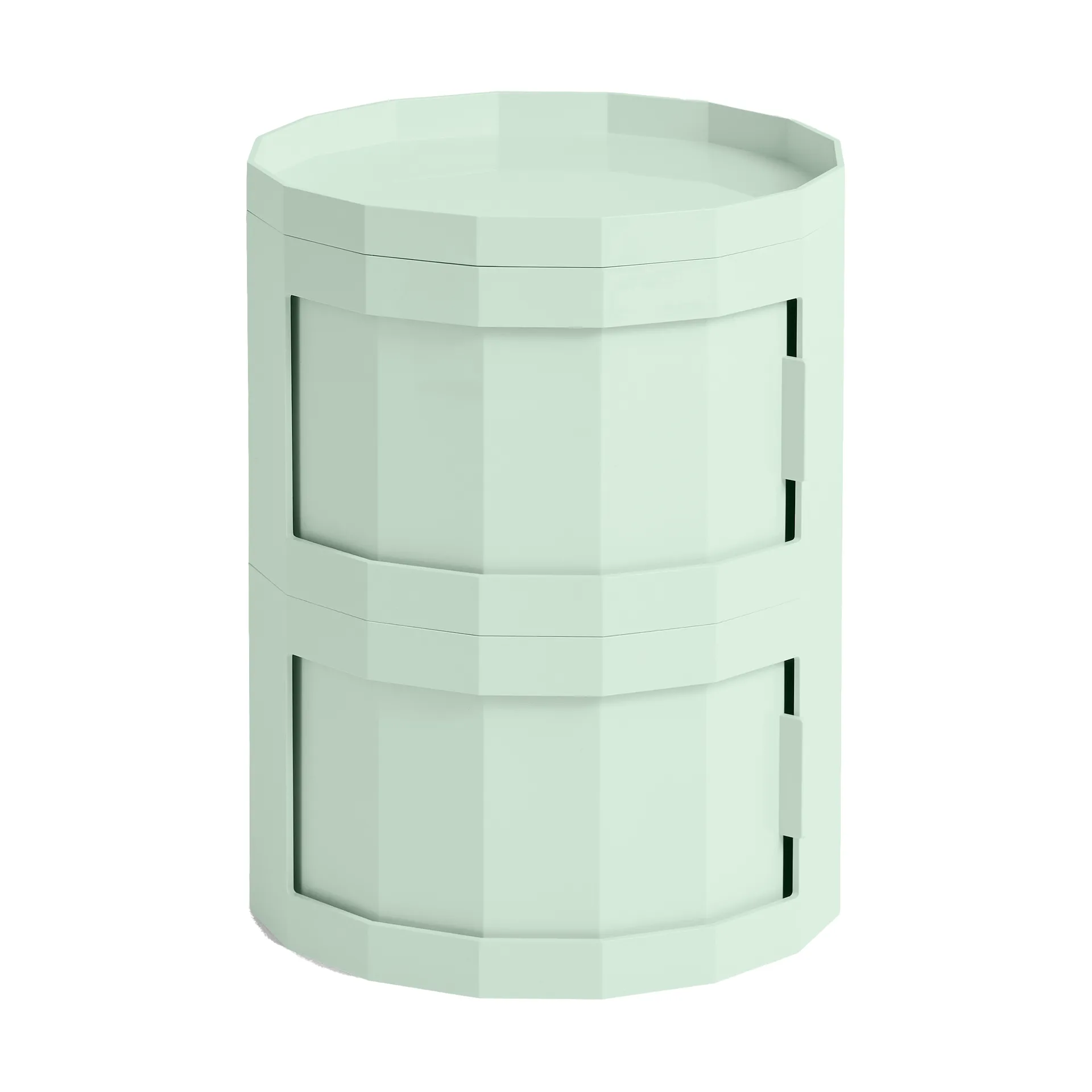 HAY Table d’appoint Facet Cabinet 20 Soft mint