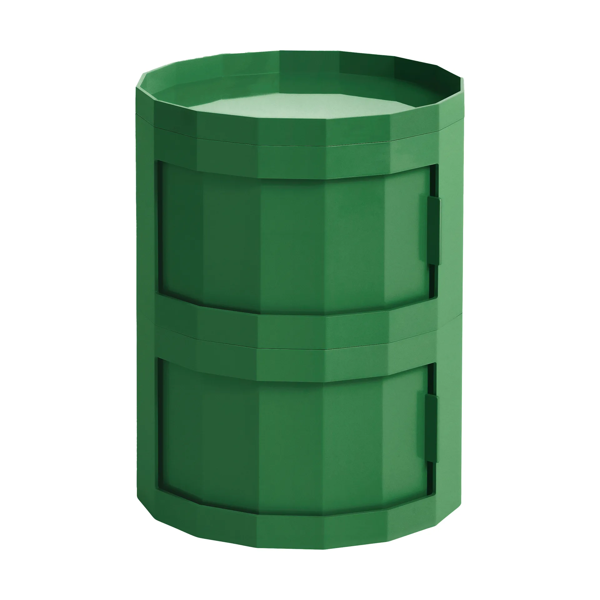 HAY Table d’appoint Facet Cabinet 20 Spinach green