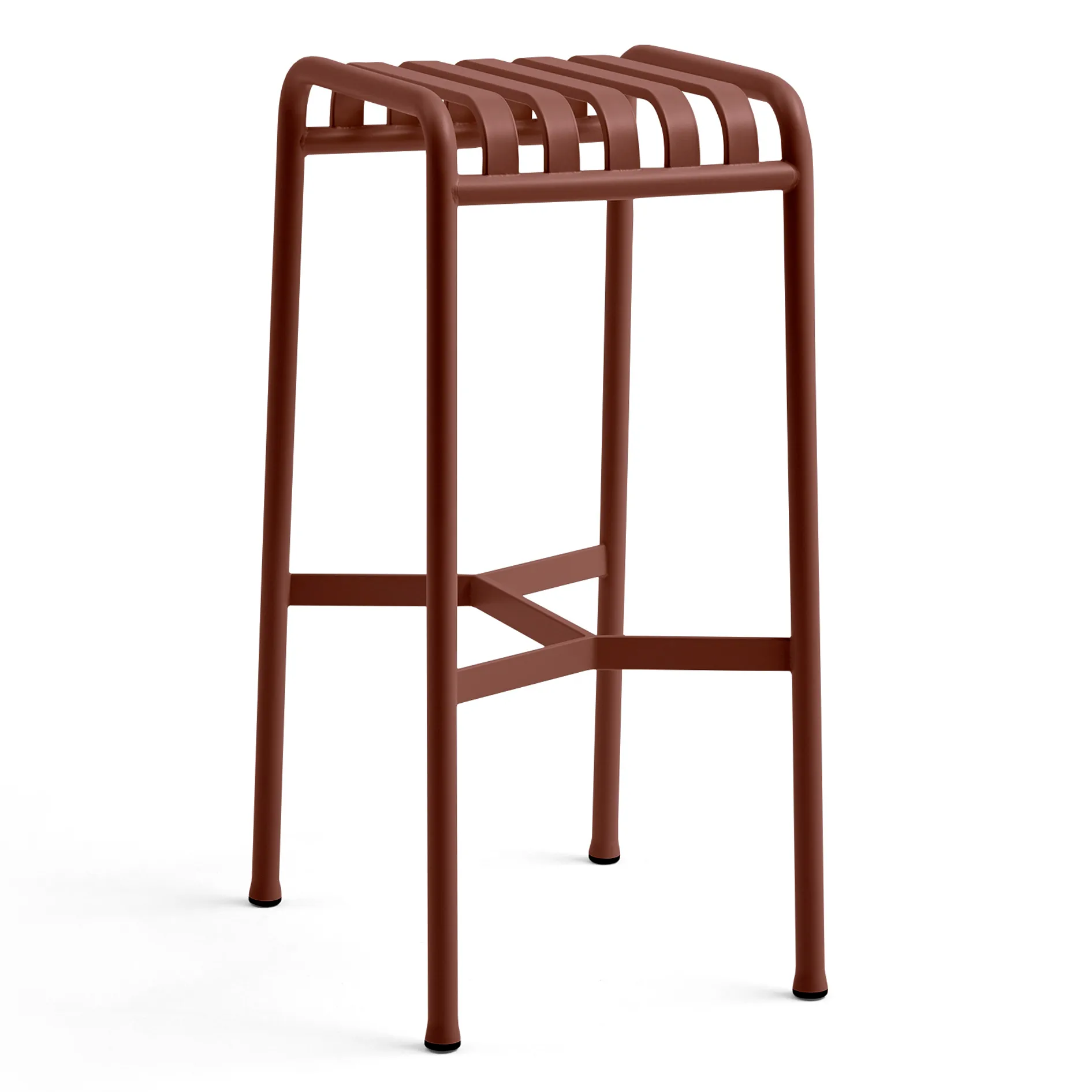 HAY Tabouret de bar Palissade Iron red