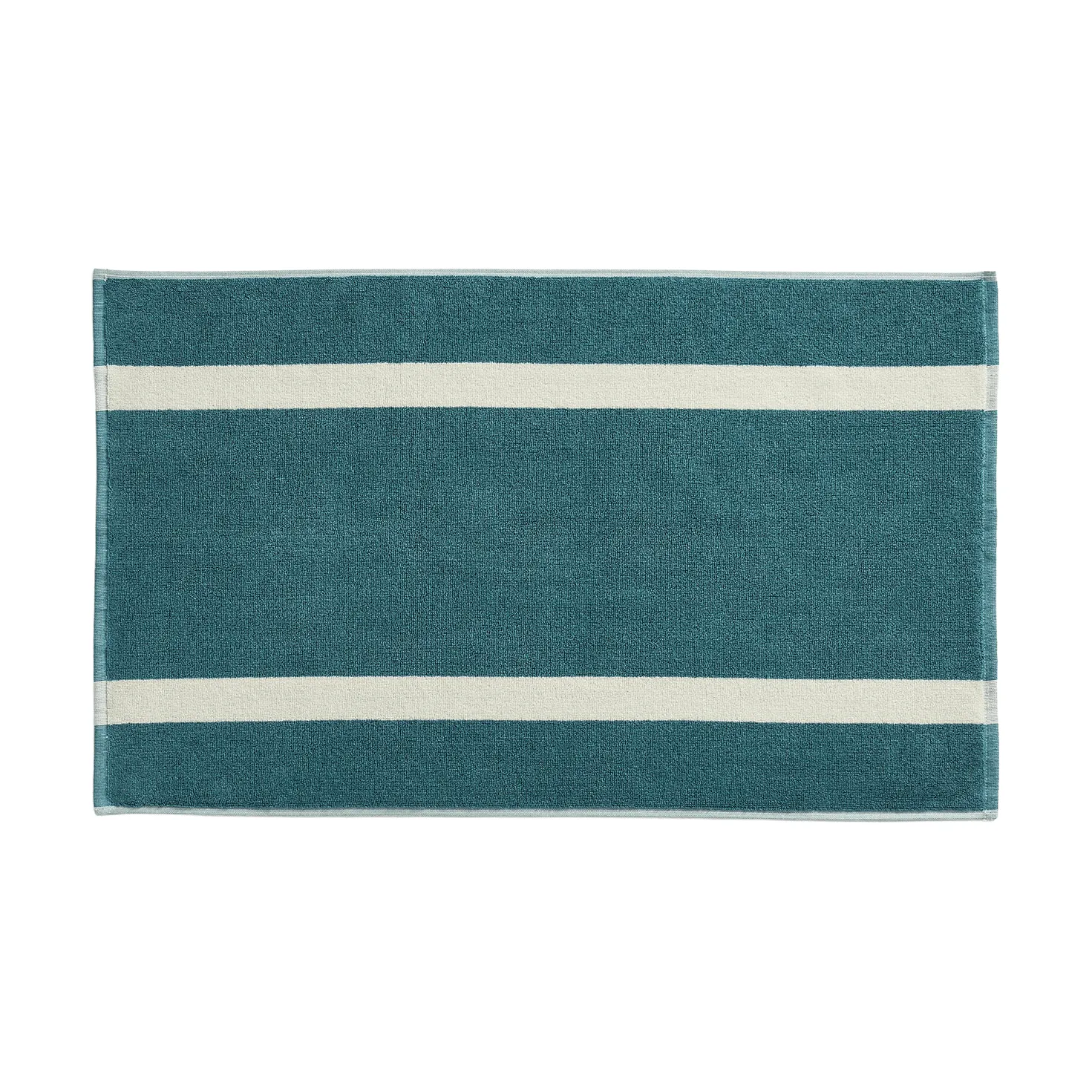 HAY Tapis de bain Stripe Petrol blue, cm