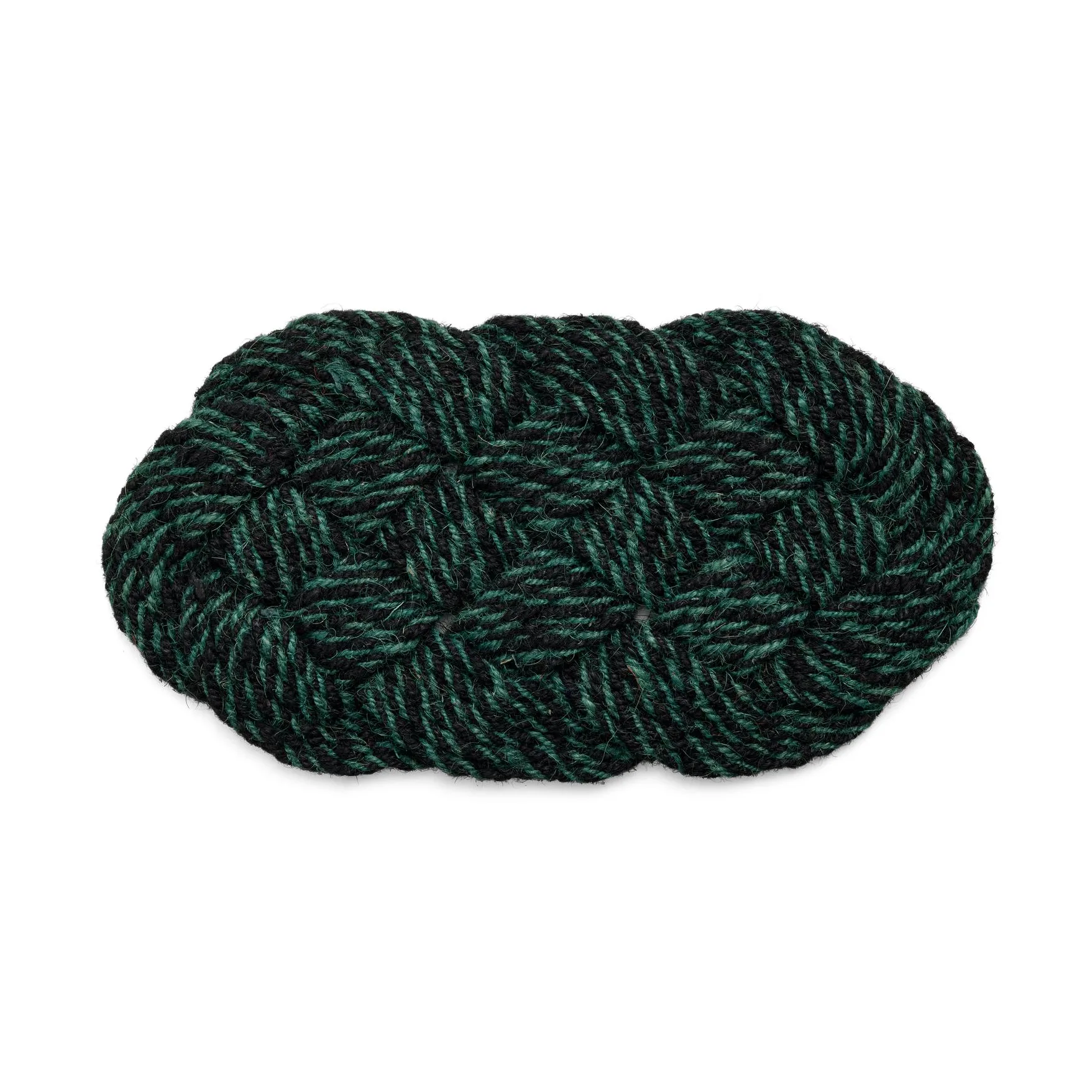 HAY Tapis de porte Coco cm Swirl black