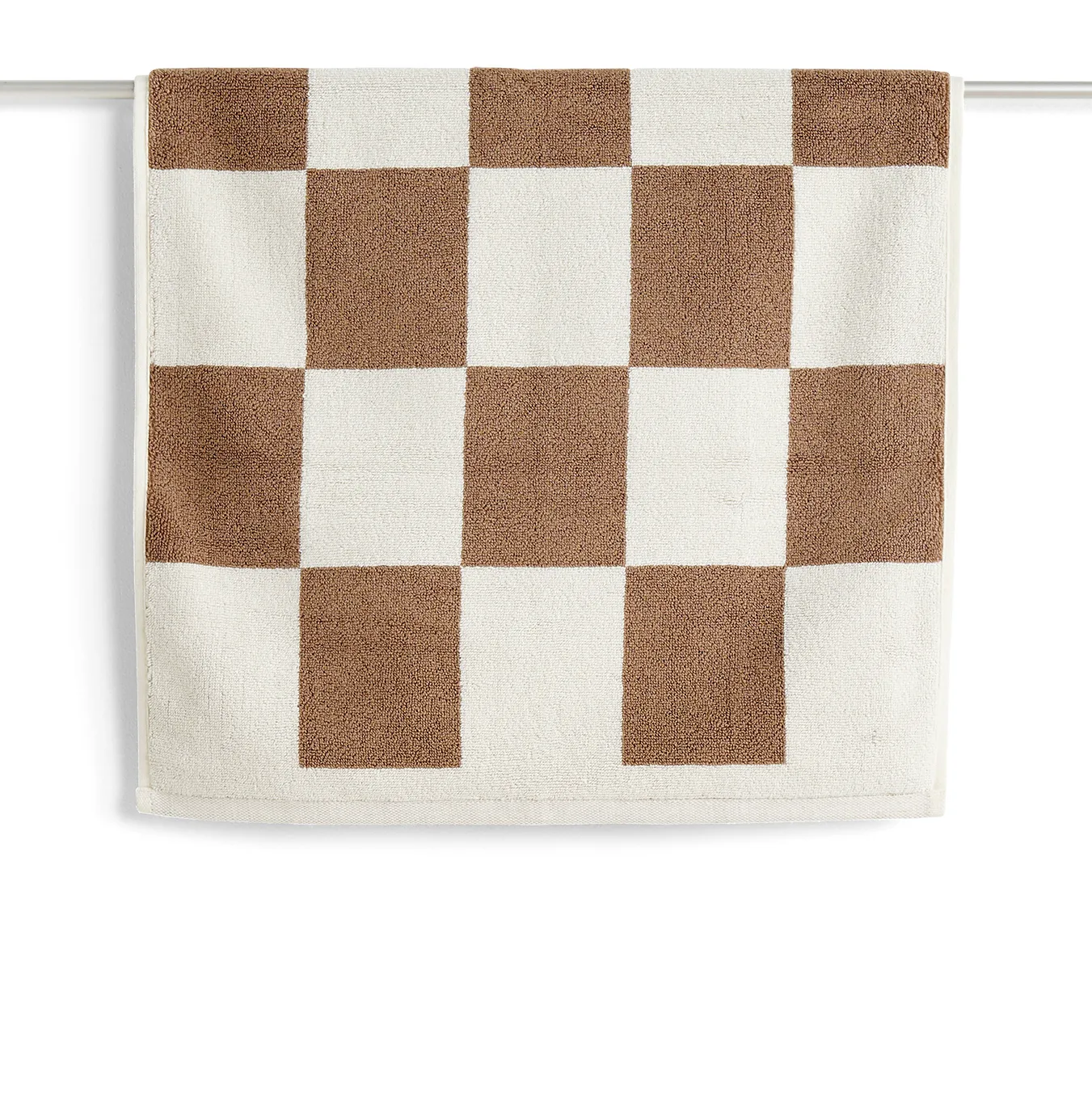 HAY Tapis de salle de bain Check cm Cappuccino