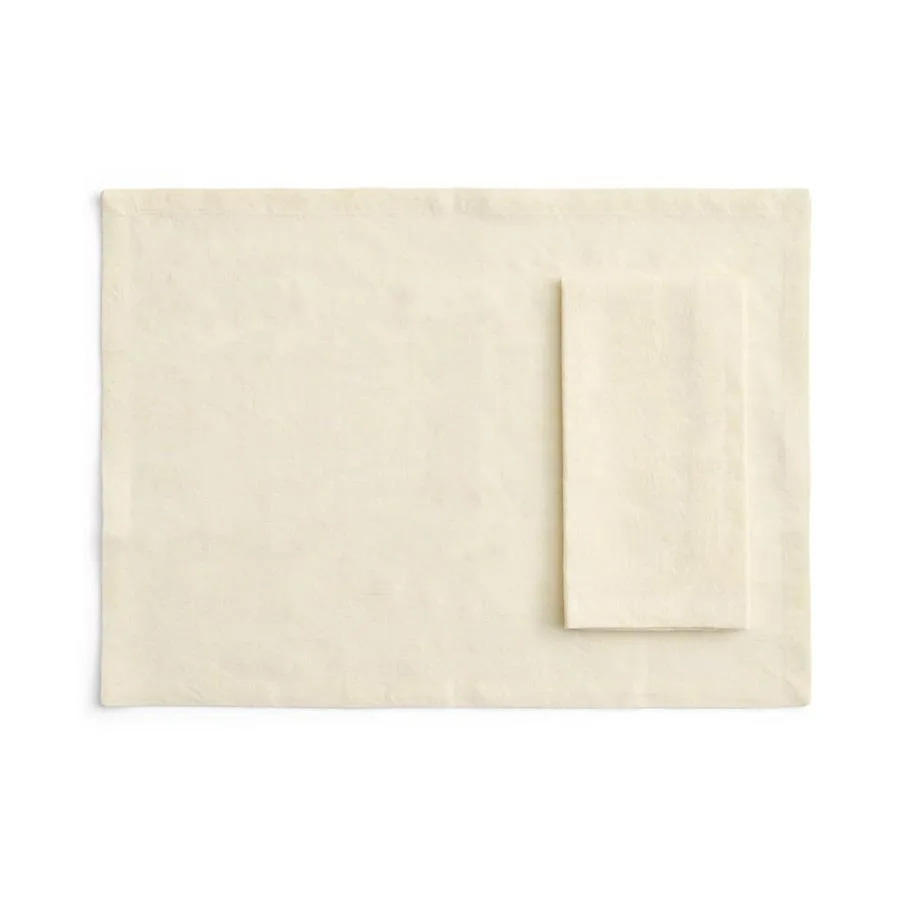 HAY Tavolo dækkeserviet/serviet 4-pak Soft yellow