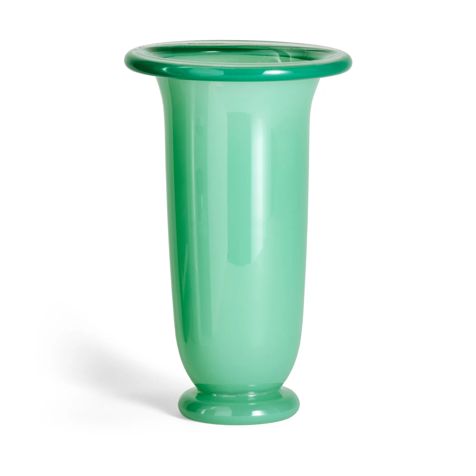 HAY Vase Empire Large Green-dark green rim