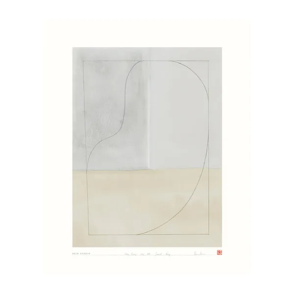 One Line poster 40x50 cm, No. 04