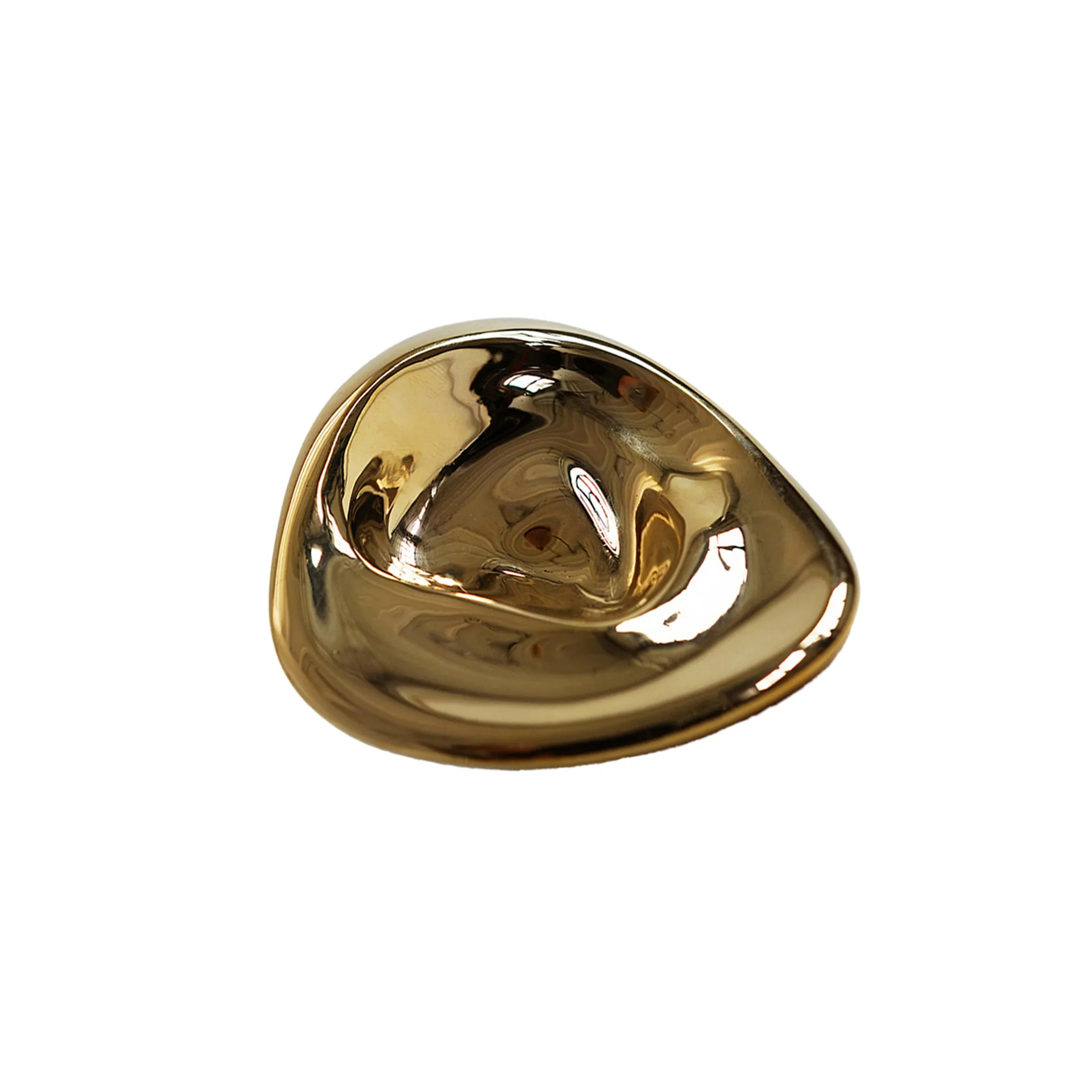 Hein Studio Ripple no. 02 stor knop Brass