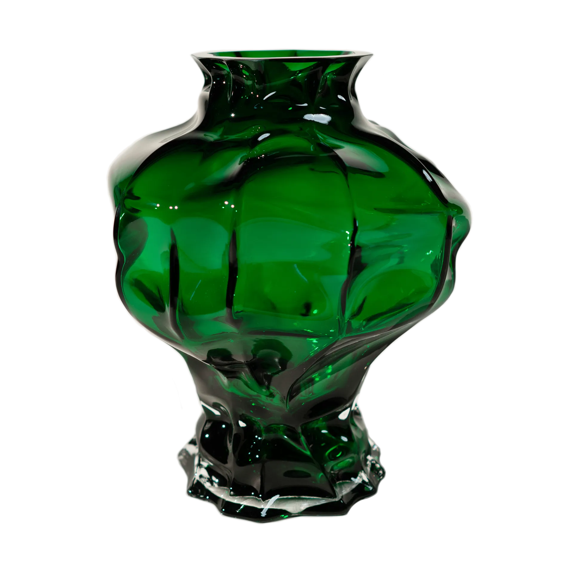 Hein Studio Vase Ammonit Green