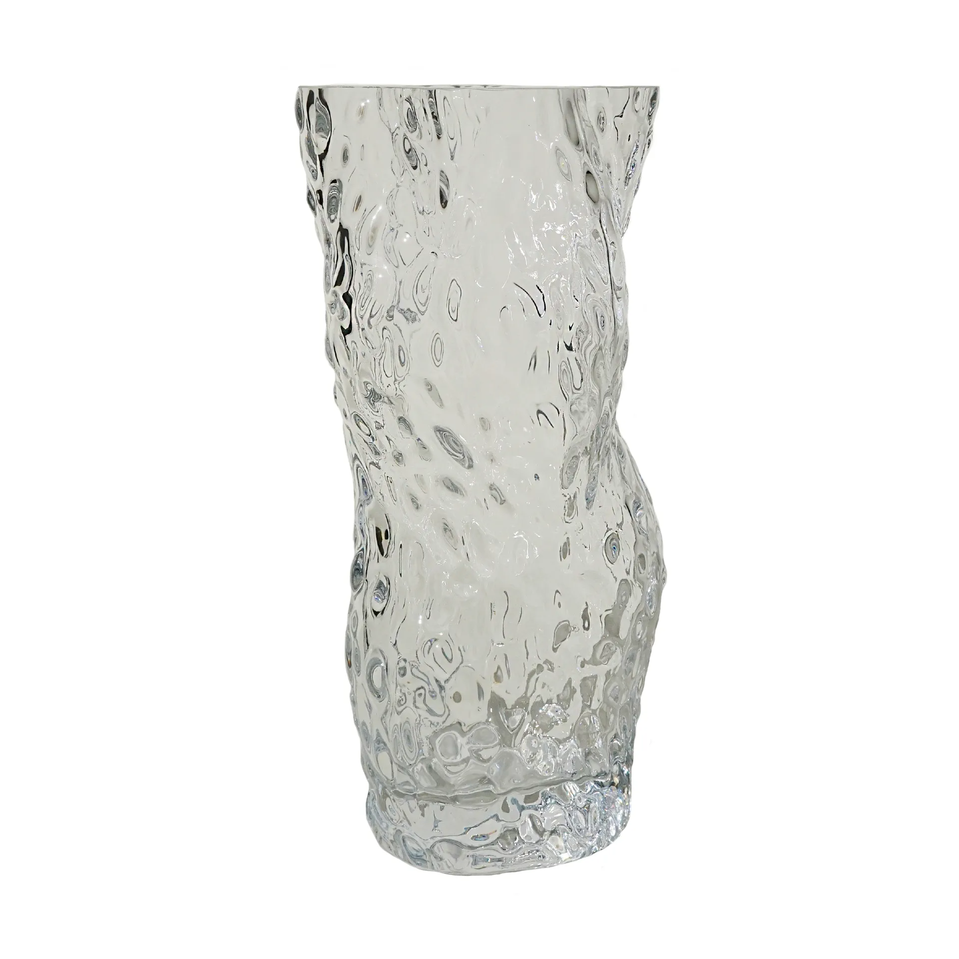 Hein Studio Vase Ostrea Rock verre Transparent