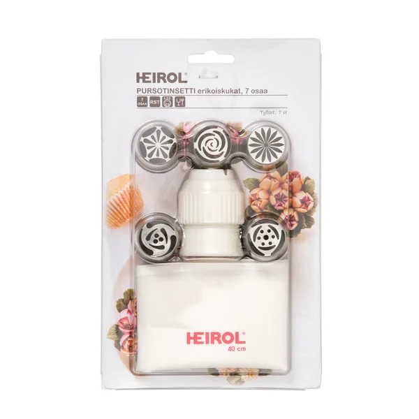 Heirol dekorationsset blommor, 40 cm