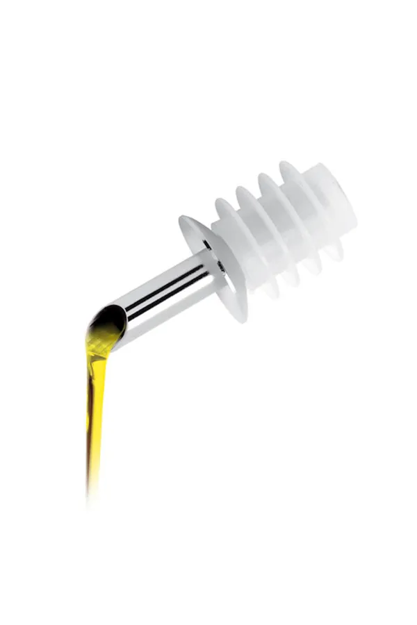 Heirol Oljepip med droppstopp, Stainless steel