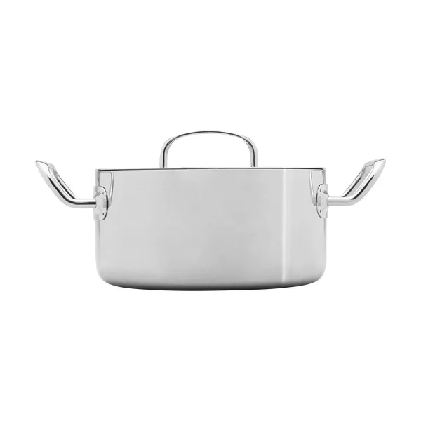 Heirol Steely Classic Triply gryta med lock 3 liter, Rostfritt stål