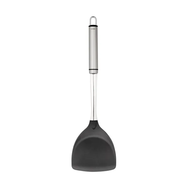Heirol Steely extra bred spatula, Svart-rostfritt stål