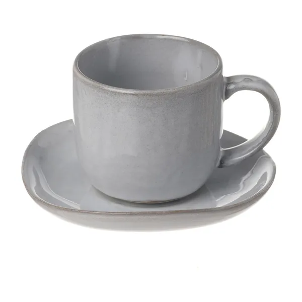 Heirol x Nosse Svelte kopp med fat 12 cl, Stone