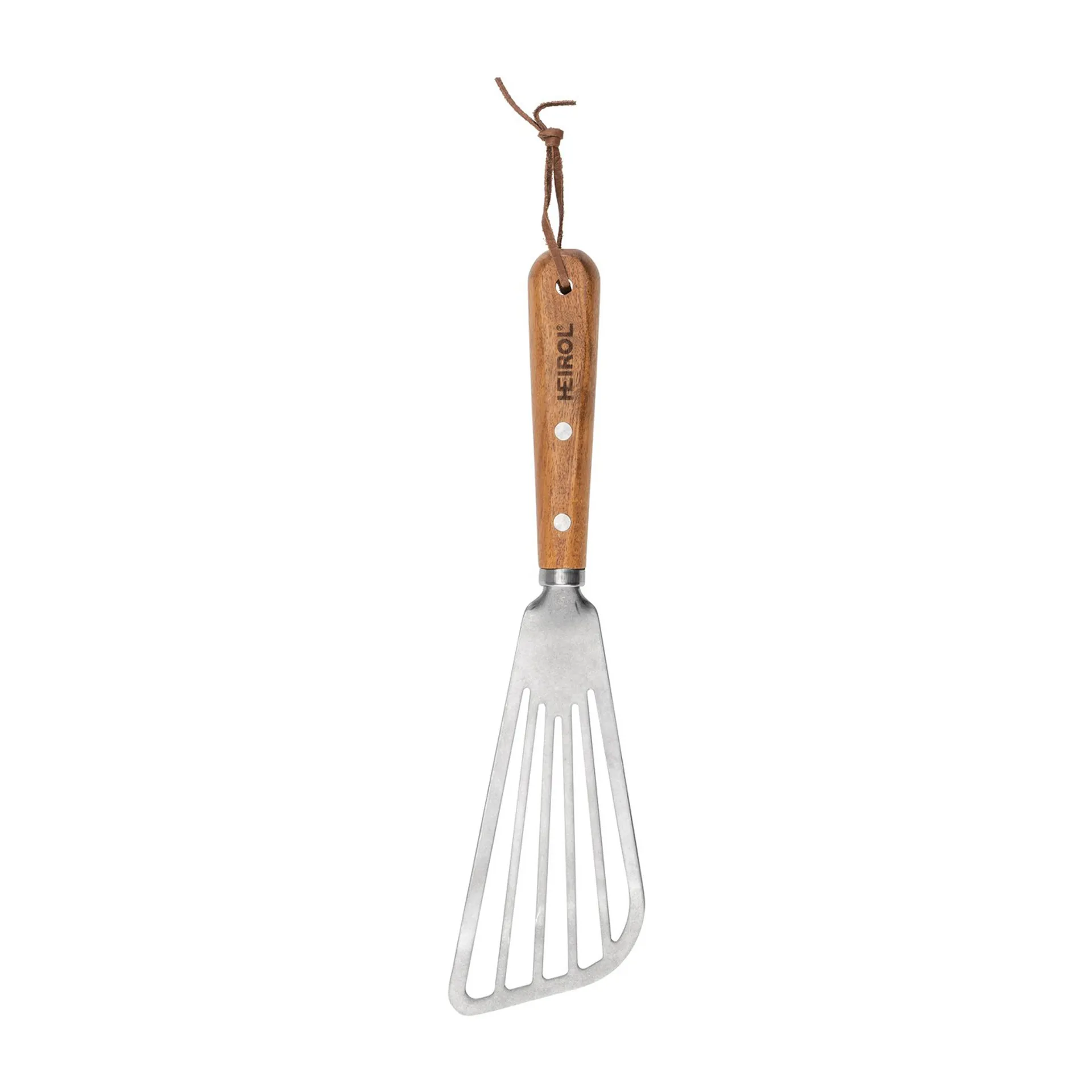 Heirol Rustfri stegespade med hul 30 cm Bøg