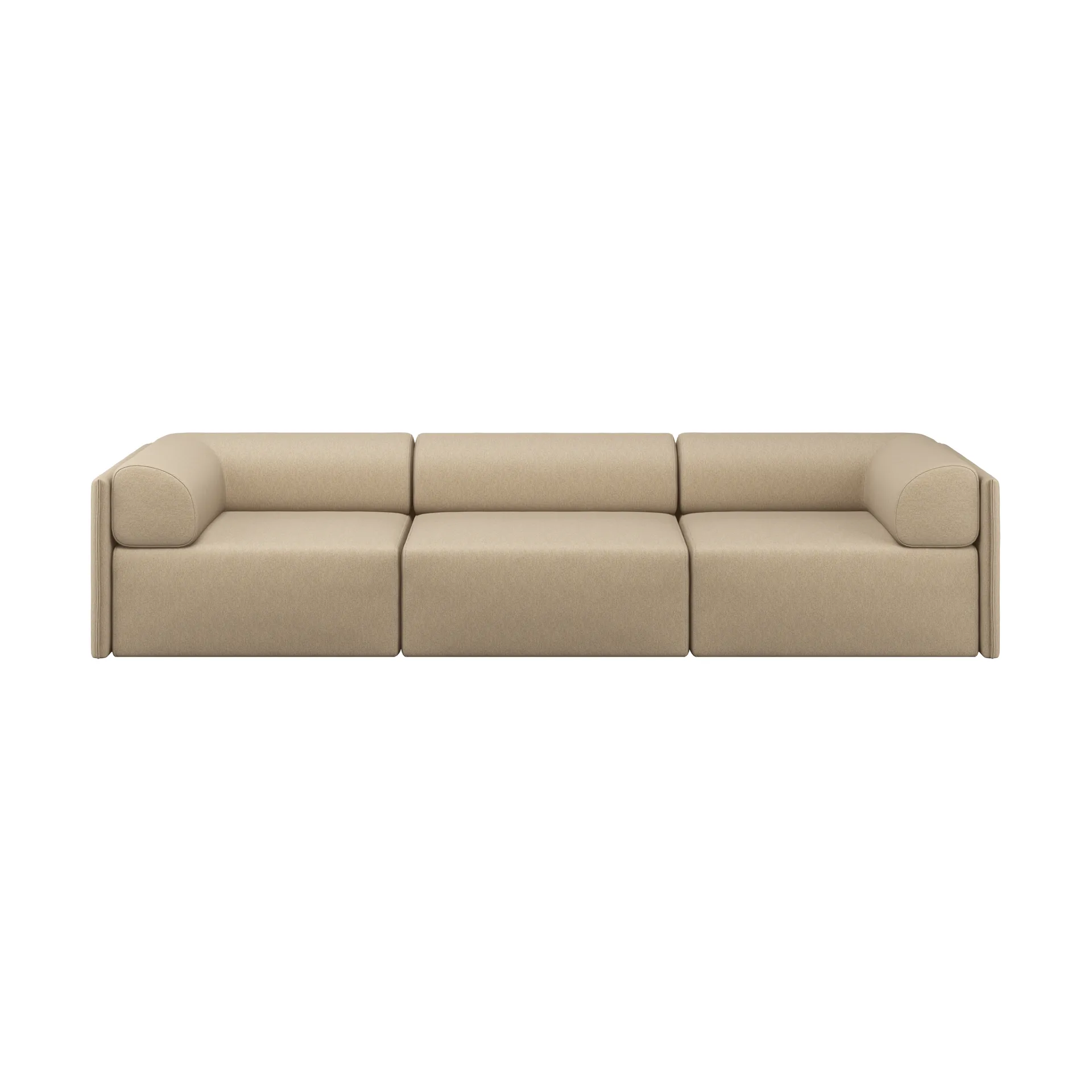 Hem Canapé Palo Block 3 places avec accoudoirs Low Beige