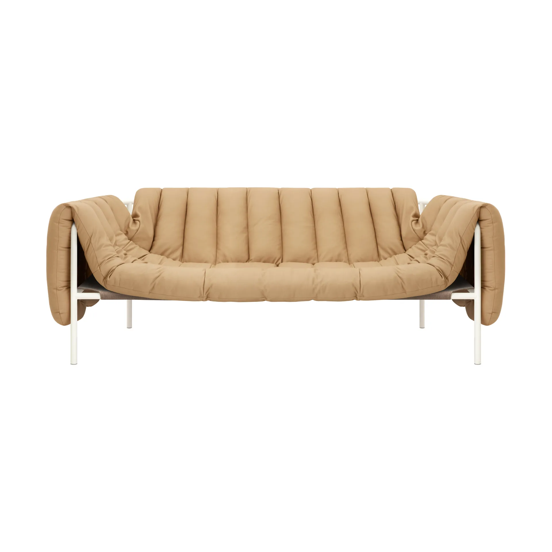 Hem Canapé Puffy 2,5 places Sand leather-cream